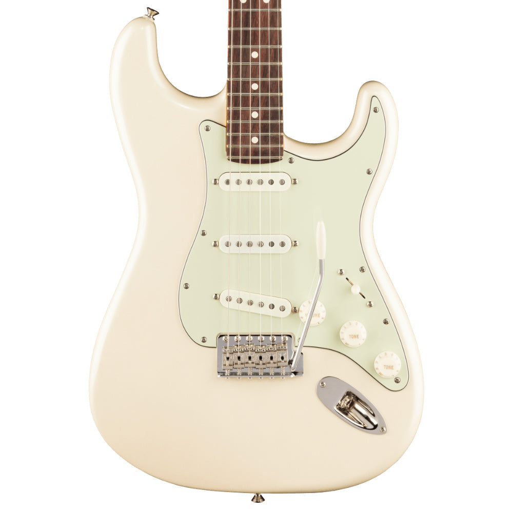 Fender Limited Edition American Professional Classic Stratocaster Olympic Pearl Body View ; Fender Limited Edition American Professional Classic Stratocaster Olympic Pearl Full View ; Fender Limited Edition American Professional Classic Stratocaster Olympic Pearl Back View