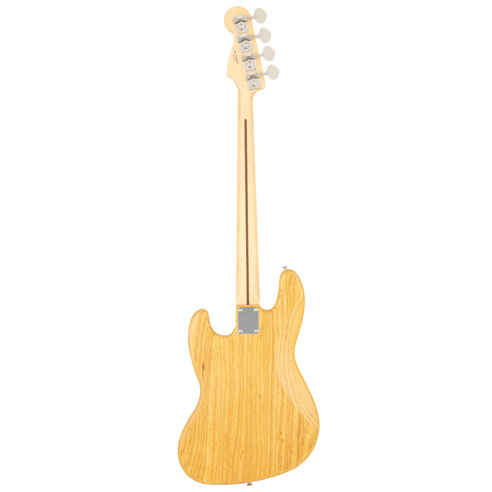 Fender Limited Edition Made In Japan Raw Ash Jazz Bass Vintage Natural Body View ; Fender Limited Edition Made In Japan Raw Ash Jazz Bass Vintage Natural Full View ; Fender Limited Edition Made In Japan Raw Ash Jazz Bass Vintage Natural Back View