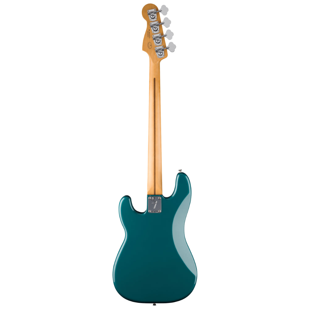 Fender Limited Edition Player II Precision Bass Ocean Turquoise Body View ; Fender Limited Edition Player II Precision Bass Ocean Turquoise Full View ; Fender Limited Edition Player II Precision Bass Ocean Turquoise Back View