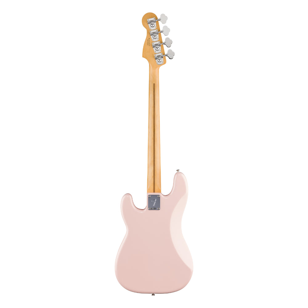 Fender Limited Edition Player II Precision Bass Shell Pink Body View ; Fender Limited Edition Player II Precision Bass Shell Pink Full View ; Fender Limited Edition Player II Precision Bass Shell Pink Back View