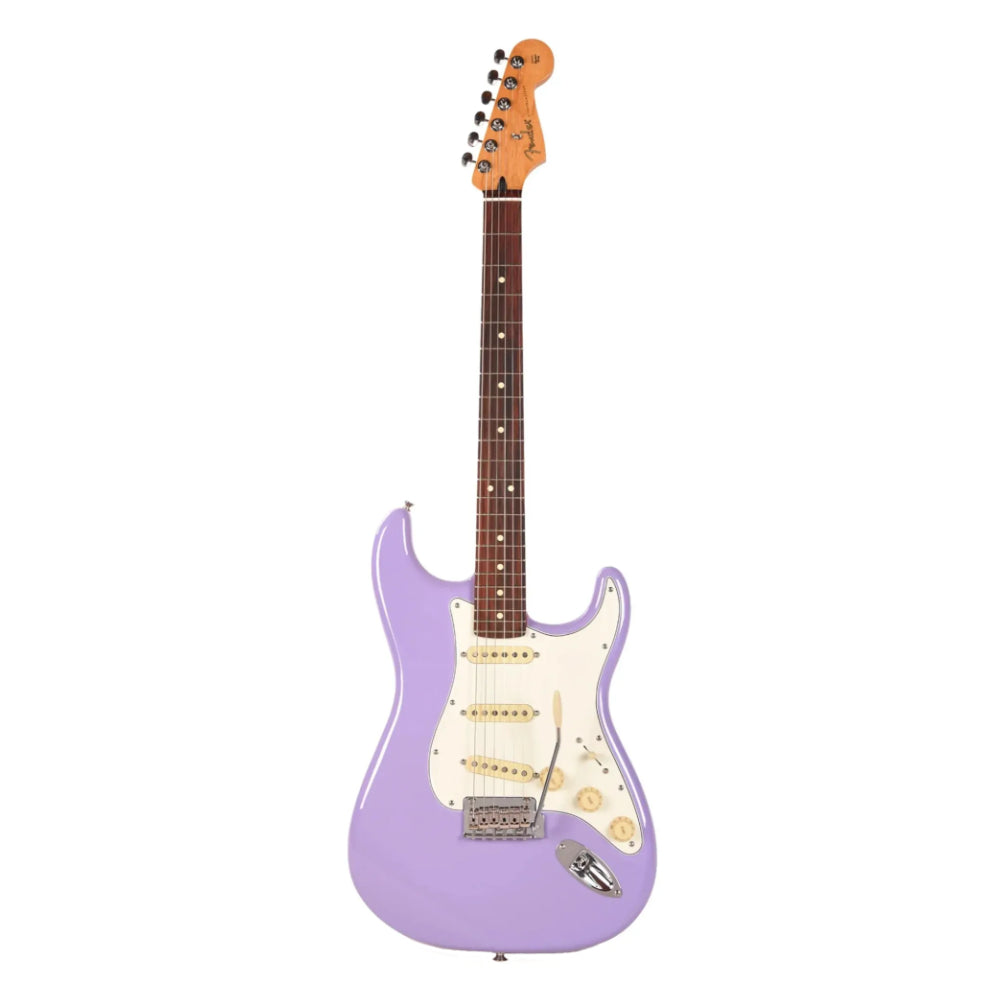 Fender Limited Edition Player II Stratocaster Lavender Haze Body View ; Fender Limited Edition Player II Stratocaster Lavender Haze Full View ; Fender Limited Edition Player II Stratocaster Lavender Haze Back View