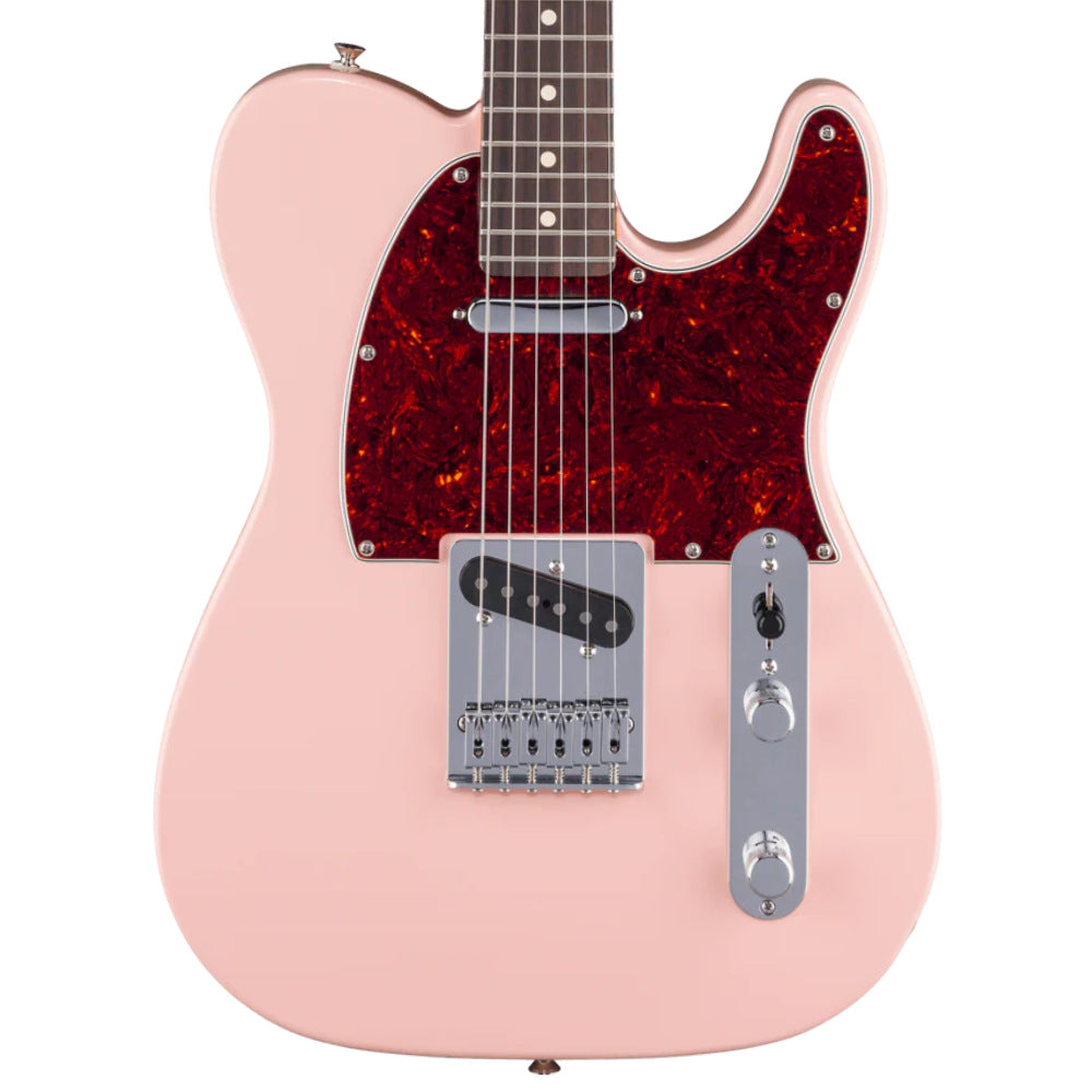 Fender Limited Edition Player II Telecaster Shell Pink Body View ; Fender Limited Edition Player II Telecaster Shell Pink Full View ; Fender Limited Edition Player II Telecaster Shell Pink Back View