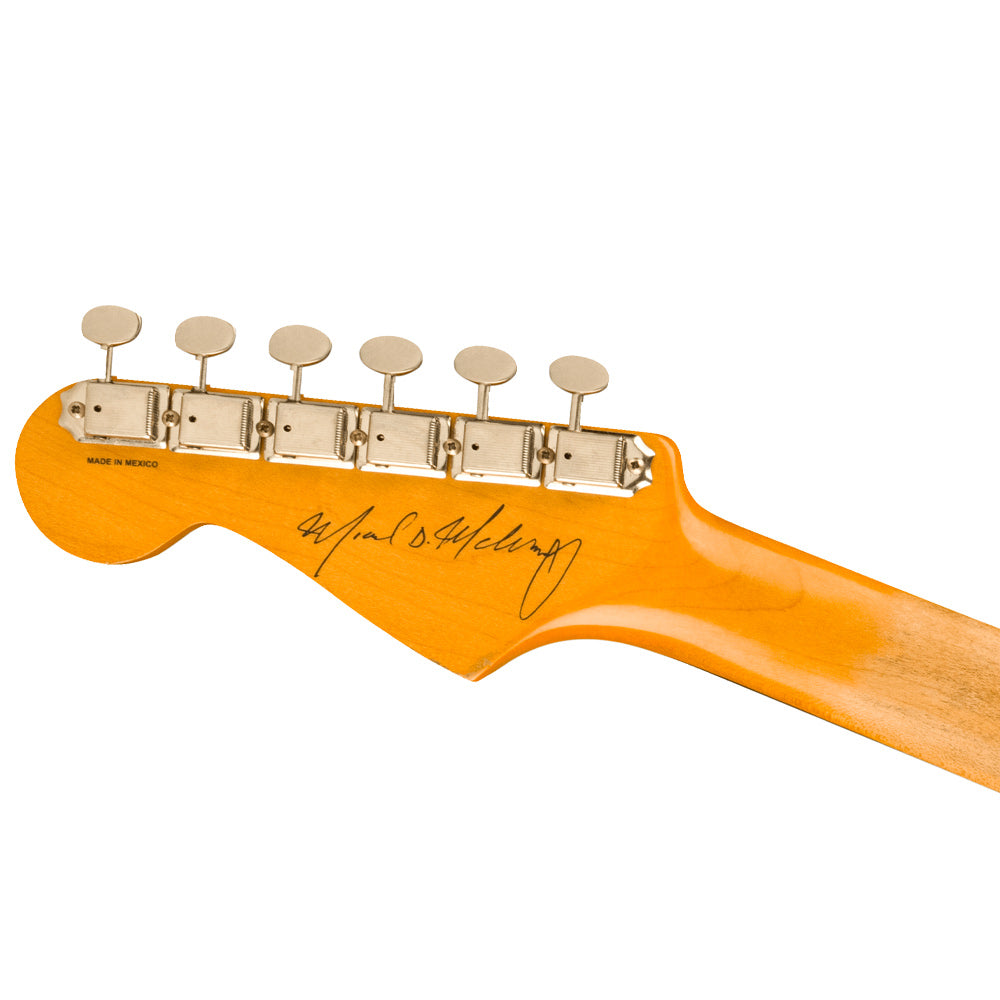 Fender Mike McCready Stratocaster 3-Colour Sunburst Front ; Fender Mike McCready Stratocaster 3-Colour Sunburst Full ; Fender Mike McCready Stratocaster 3-Colour Sunburst Rear Full ; Fender Mike McCready Stratocaster 3-Colour Sunburst Headstock Front ; Fender Mike McCready Stratocaster 3-Colour Sunburst Headstock Rear