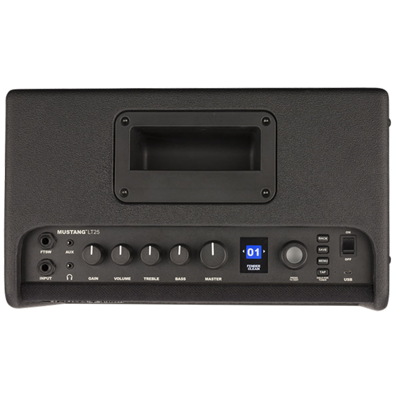 Fender Mustang LT25 Guitar Amplifier ; Fender Mustang LT25 Electric Guitar Amplifier ; Fender Mustang LT25 Guitar Amplifier Panel