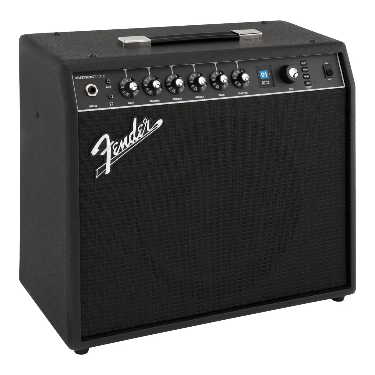 Fender Mustang LTX50 Guitar Amplifier Angled View
