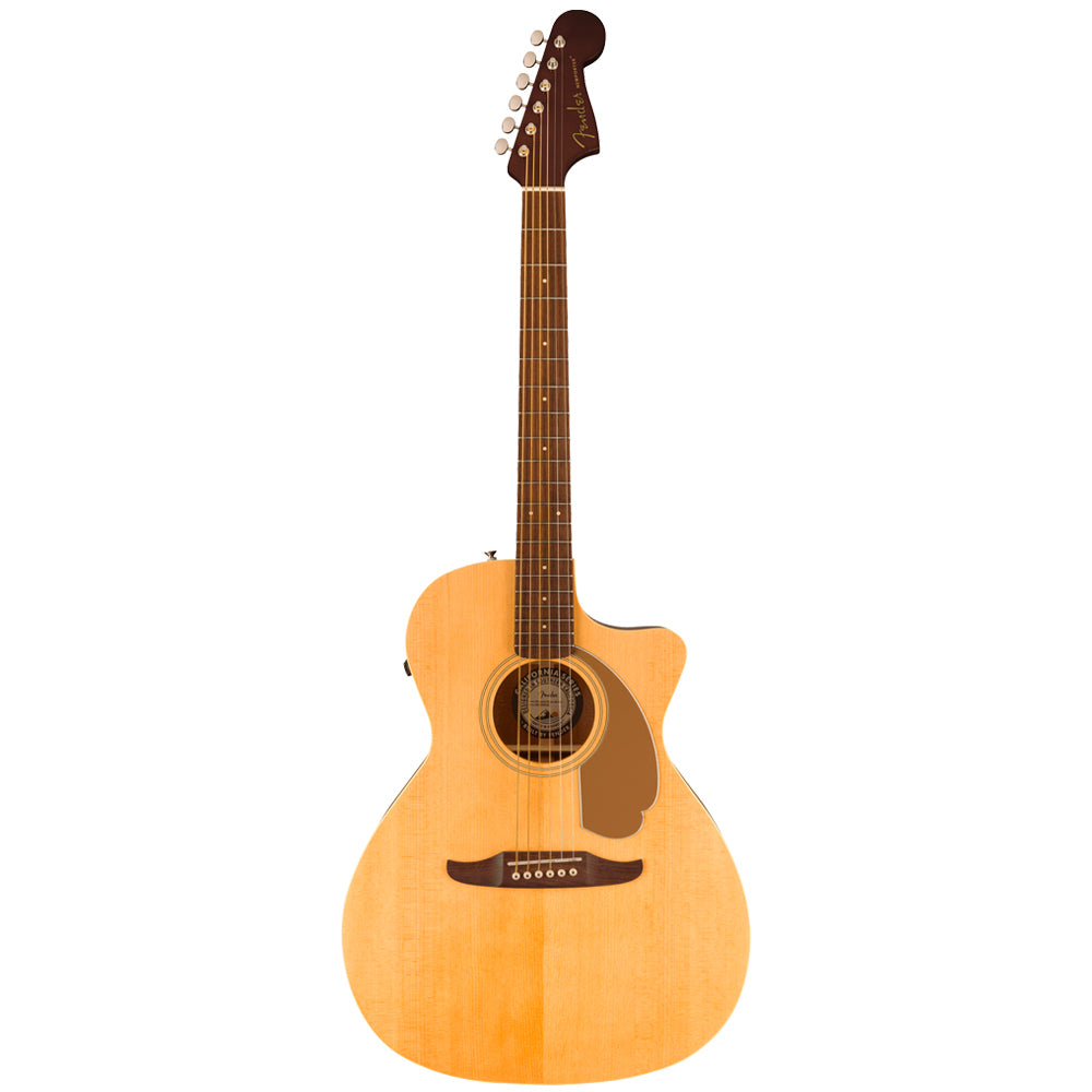 Fender Newporter Player Natural Acoustic/Electric Guitar | World