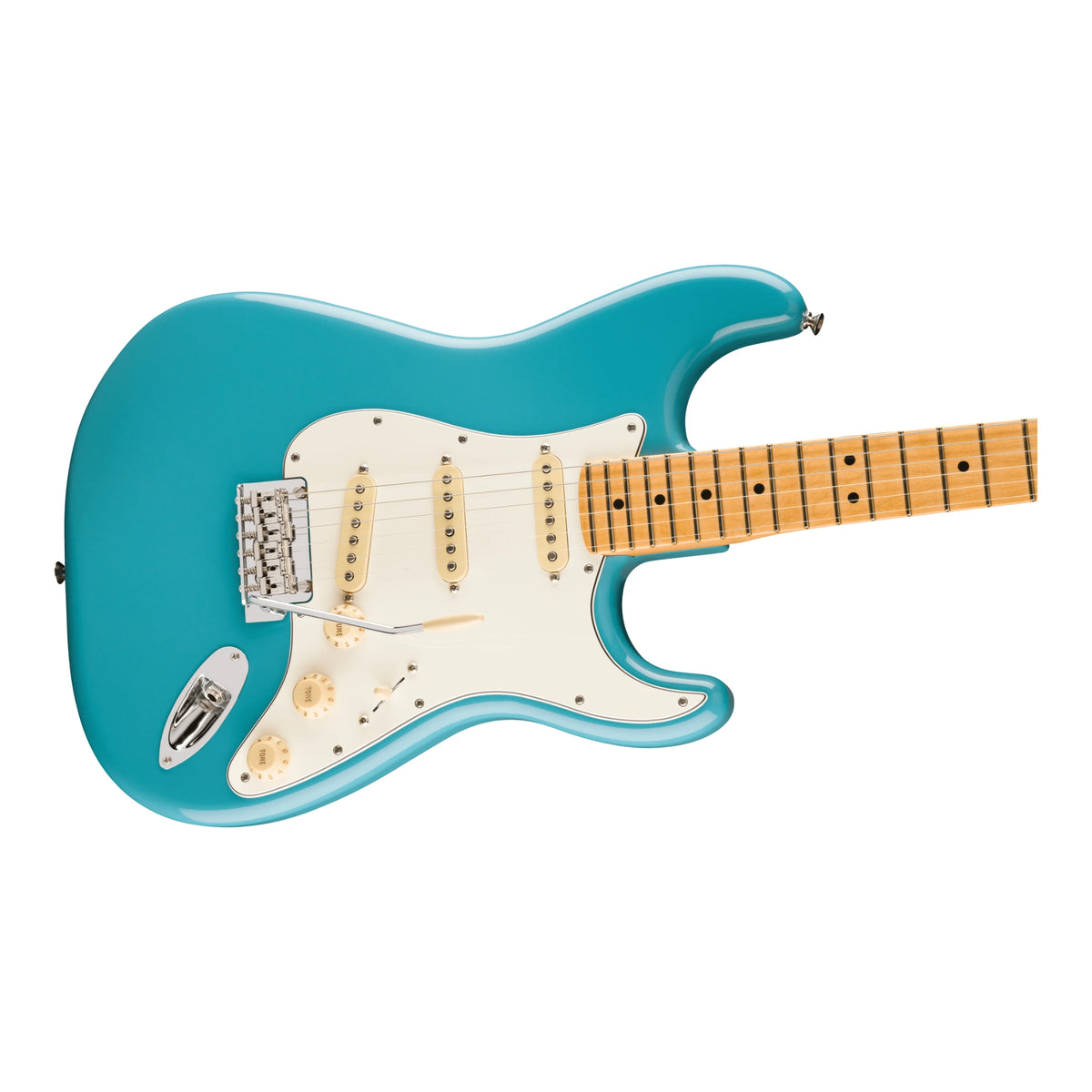 Fender Player II Stratocaster Maple Fingerboard (Aquatone Blue) Angle View