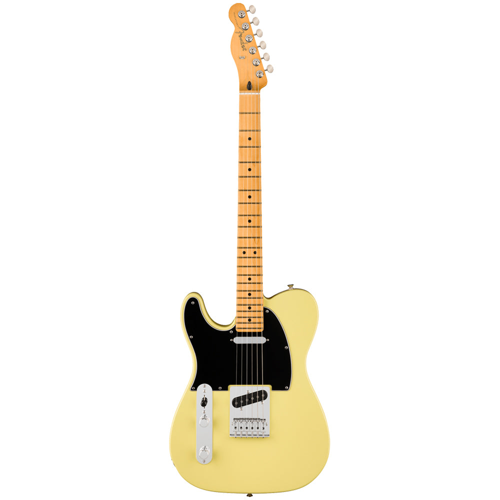 Fender Player II Telecaster Left-Handed Hialeah Yellow Electric Guitar Front ; Fender Player II Telecaster Left-Handed Hialeah Yellow Electric Guitar Full