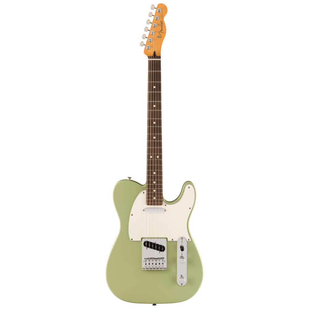 Fender Player II Telecaster Rosewood Birch Green Body View ; Fender Player II Telecaster Rosewood Birch Green Full View ; Fender Player II Telecaster Rosewood Birch Green Back View