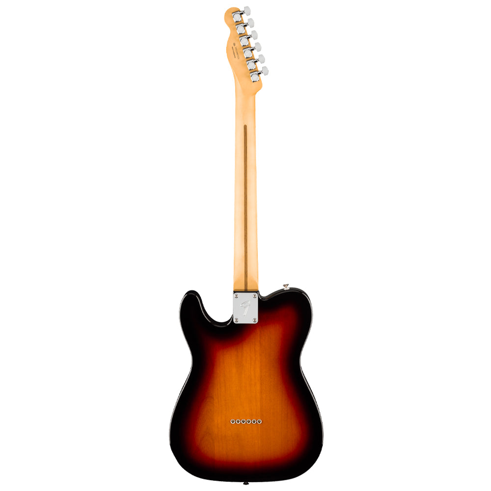 Fender Player II Modified Telecaster SH 3 Tone Sunburst body view ; Fender Player II Modified Telecaster SH 3 Tone Sunburst full view ; Fender Player II Modified Telecaster SH 3 Tone Sunburst back view