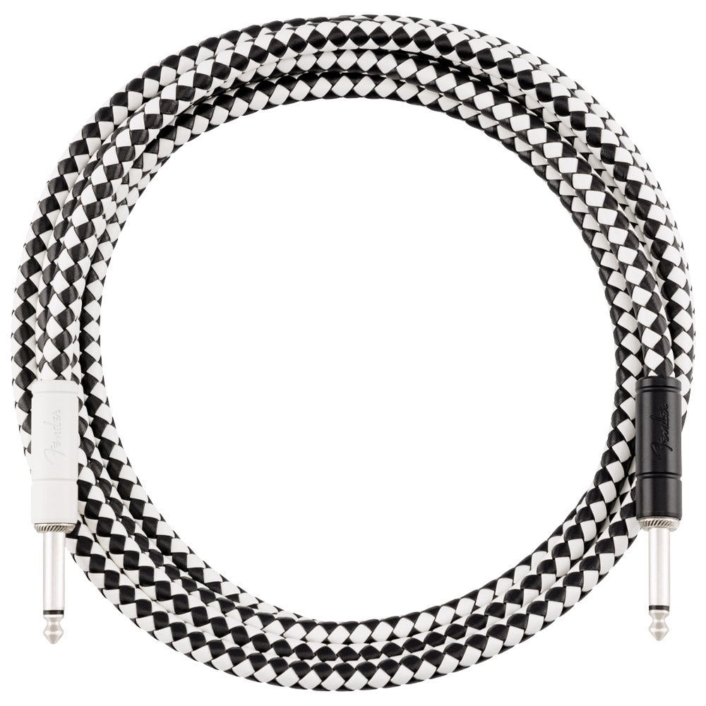 Fender Pro 10ft Instrument Cable Checkboard