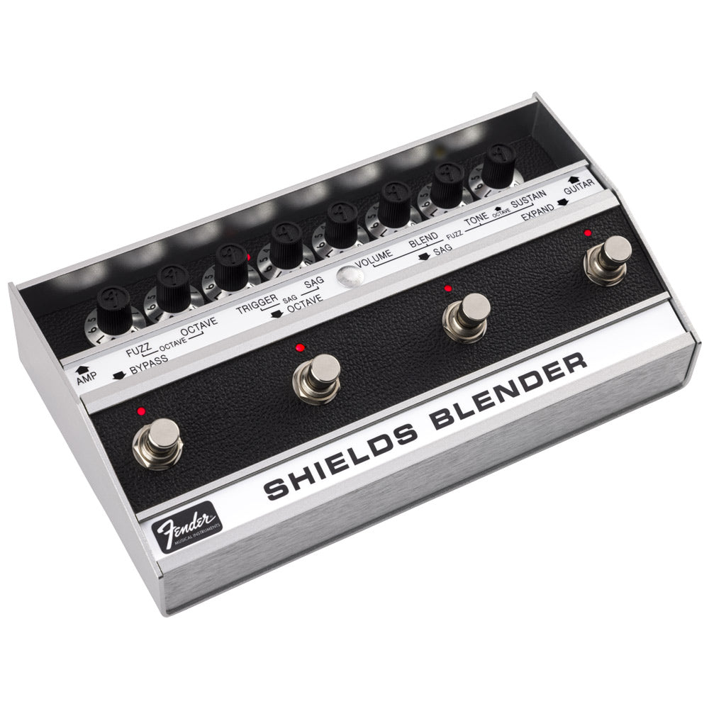 Fender Shields Blender Effect Pedal ; Fender Shields Blender Effect Pedal Angle ; Fender Shields Blender Effect Pedal Rear