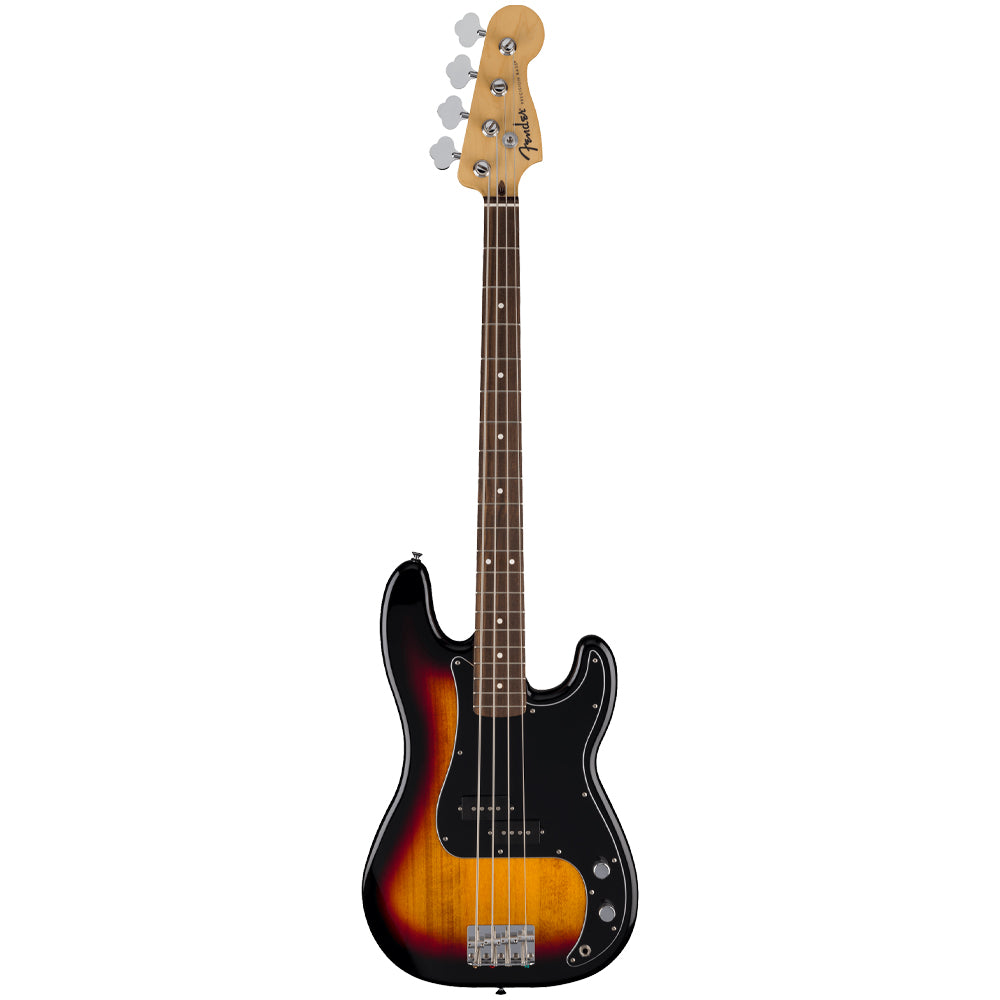 Fender Standard Precision Bass 3-Colour Sunburst Close view ; Fender Standard Precision Bass 3-Colour Sunburst Full view ; Fender Standard Precision Bass 3-Colour Sunburst Back view