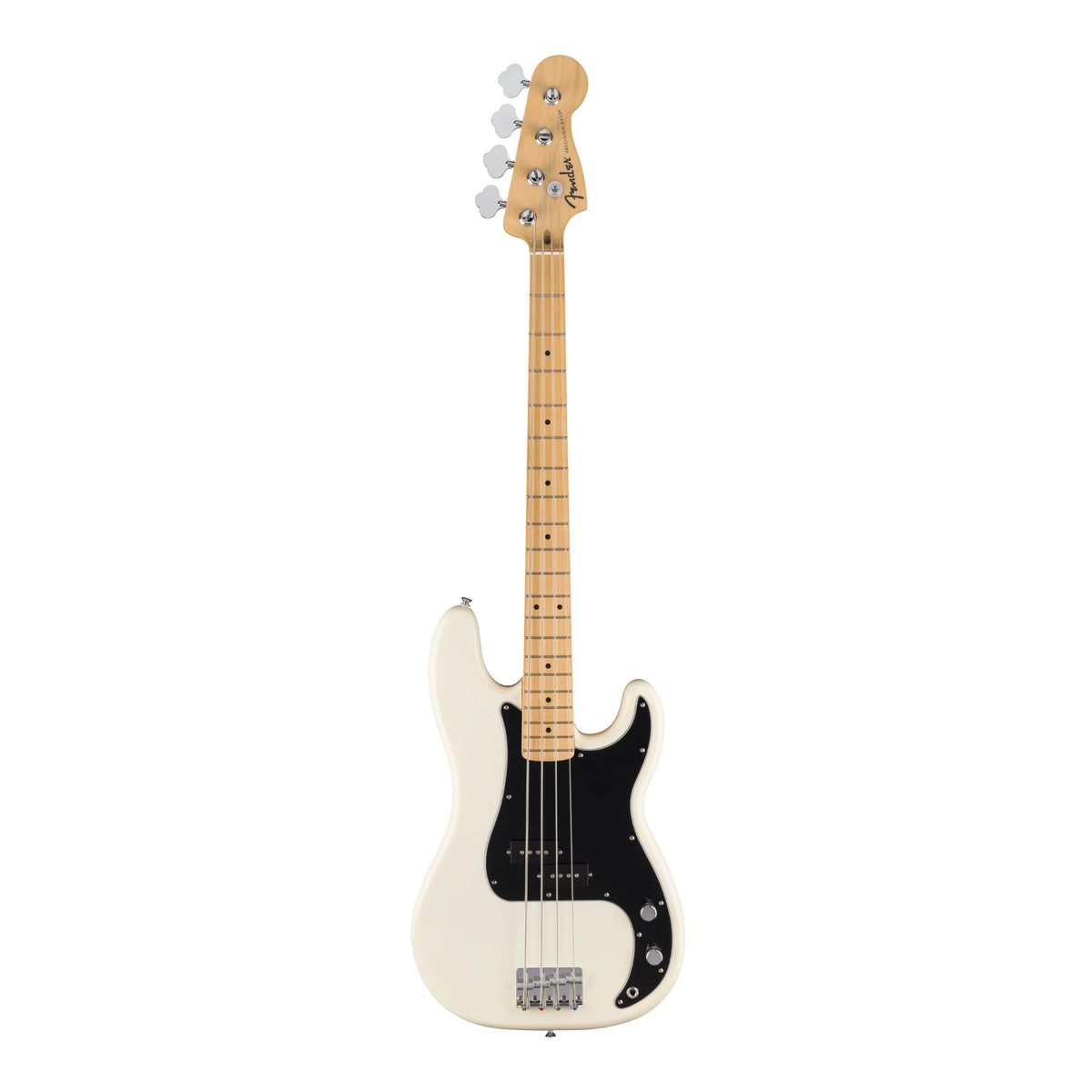 Fender Standard Precision Bass Maple Fingerboard (Olympic White) Full View