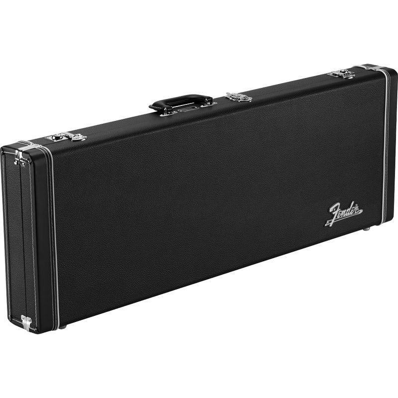 Fender Classic Strat/Tele Wood Case Black ; Fender Classic Strat/Tele Wood Case Black open