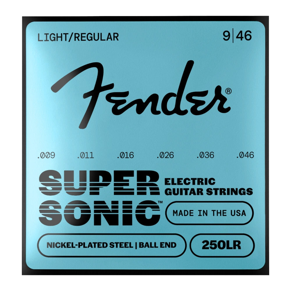 Fender Super 250's Nickel Plated Steel Electric Guitar Strings (9-46)
