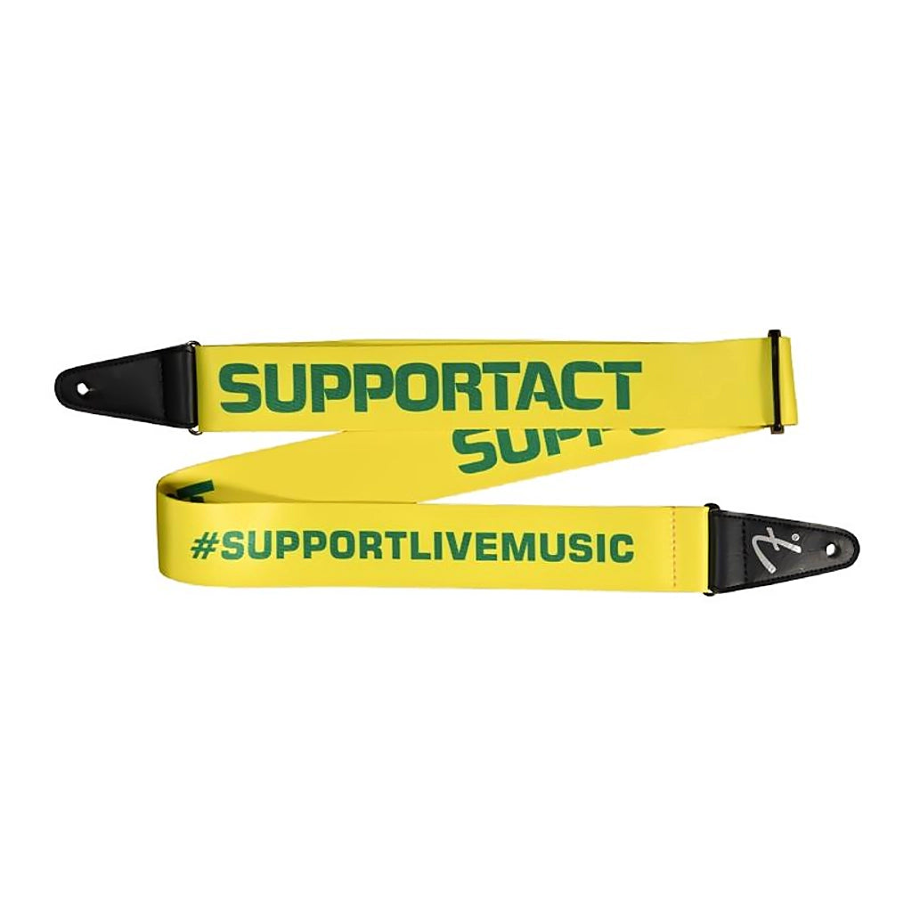 Fender Support Act Charity Strap (Yellow/Green)