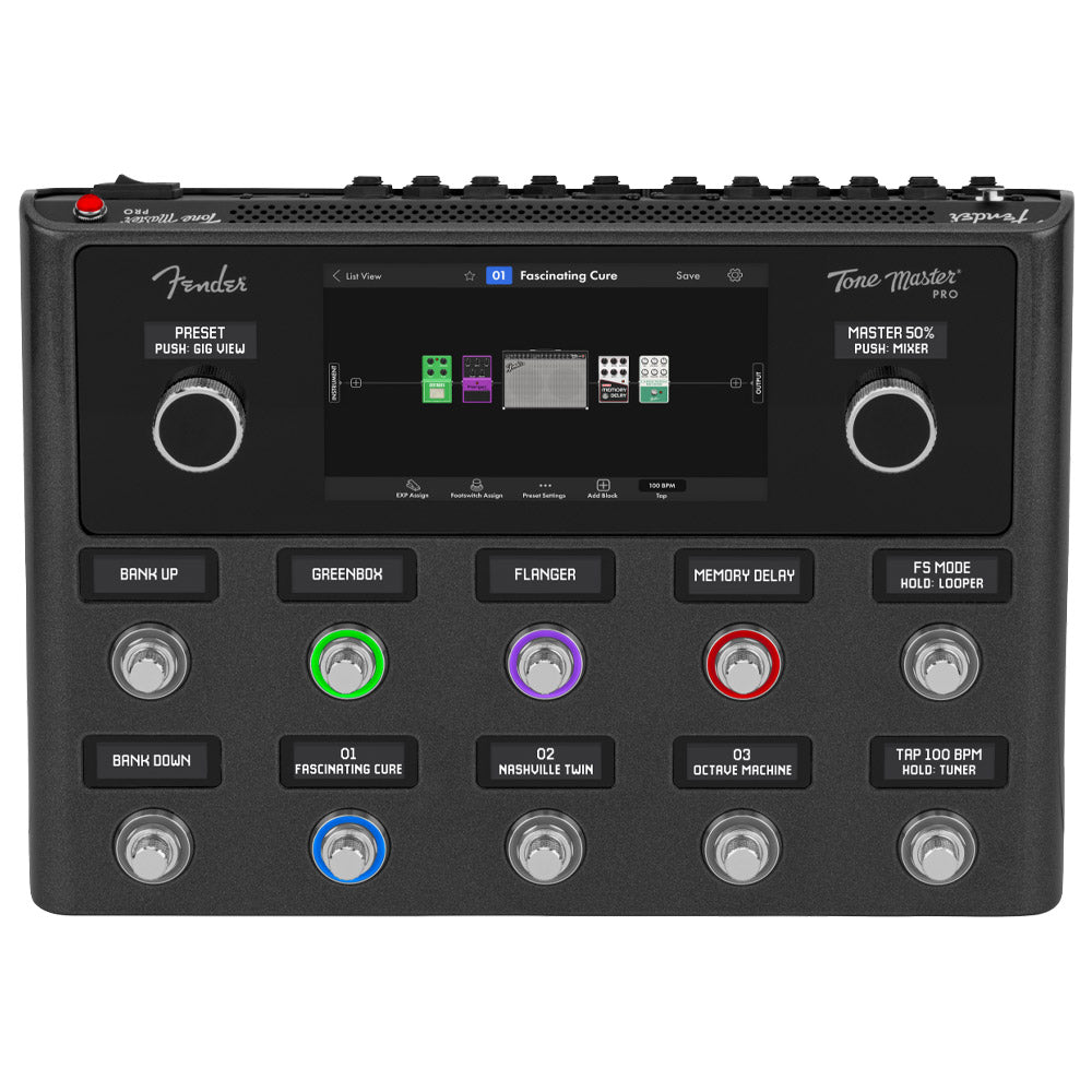 Fender Tone Master Pro Front ; Fender Tone Master Pro Angle ; Fender Tone Master Pro Rear
