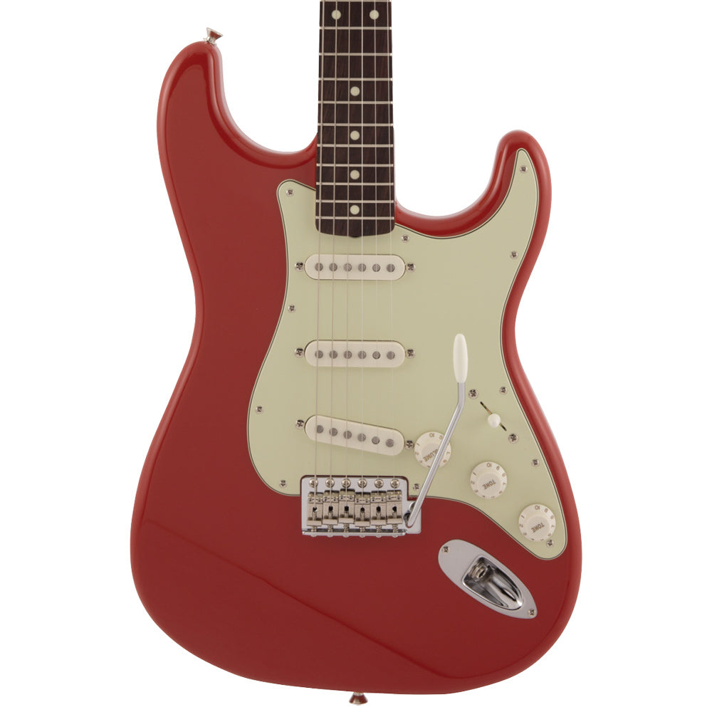 Fender Traditional 60s Stratocaster RW Fiesta Red Front ; Fender Traditional 60s Stratocaster RW Fiesta Red Full