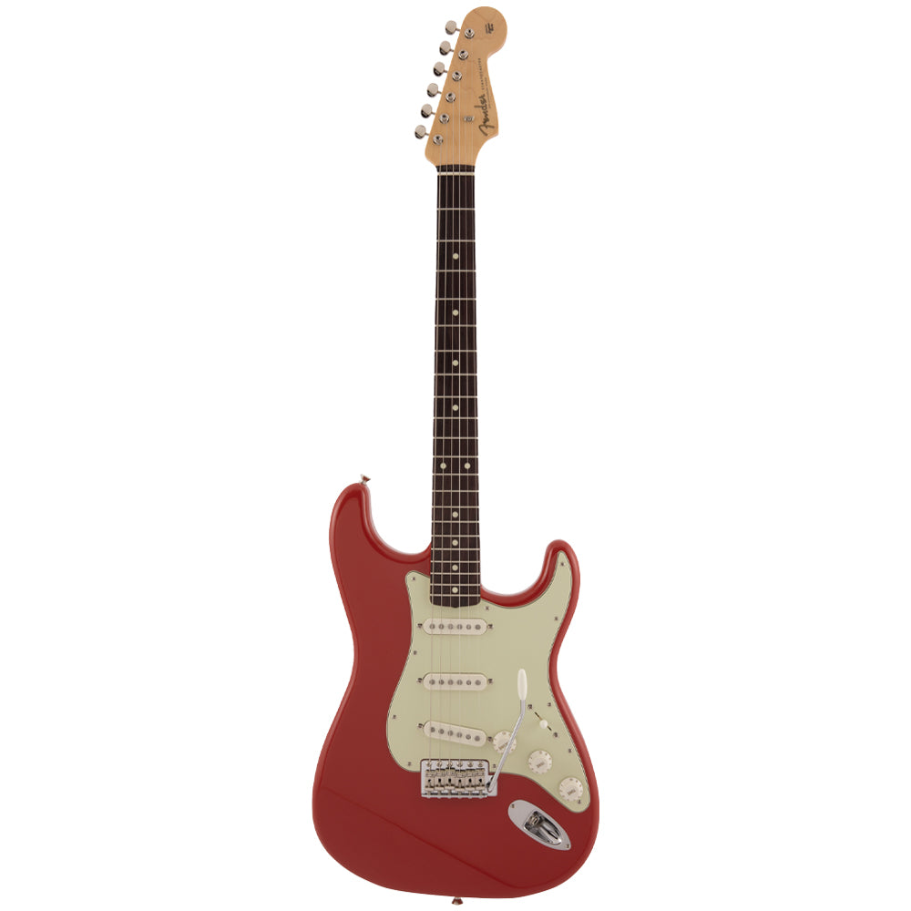 Fender Traditional 60s Stratocaster RW Fiesta Red Front ; Fender Traditional 60s Stratocaster RW Fiesta Red Full