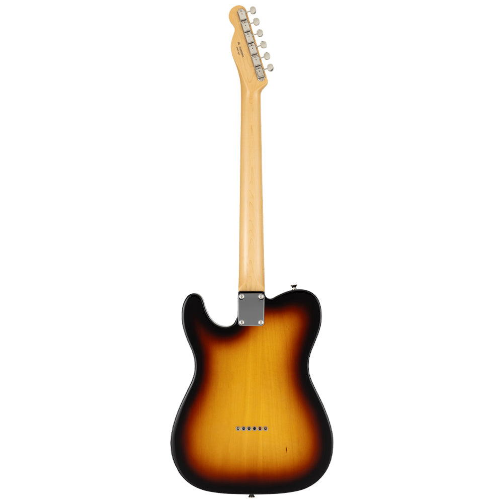 Fender Traditional II '60s Telecaster 3-Colour Sunburst body view ; Fender Traditional II '60s Telecaster 3-Colour Sunburst full view ; Fender Traditional II '60s Telecaster 3-Colour Sunburst back view