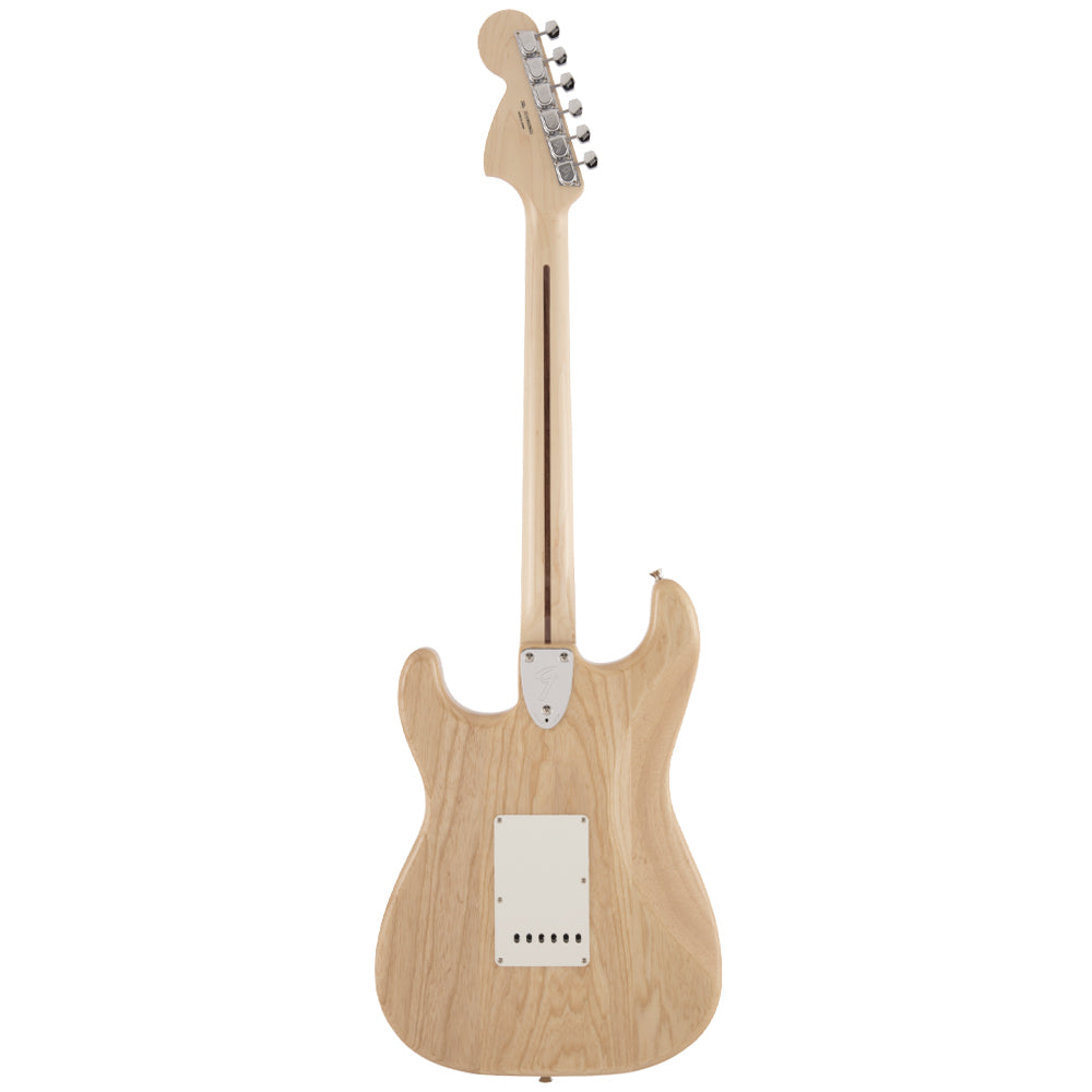 Fender Traditional II '70s Stratocaster Natural Close view ; Fender Traditional II '70s Stratocaster Natural Full view ; Fender Traditional II '70s Stratocaster Natural Back view