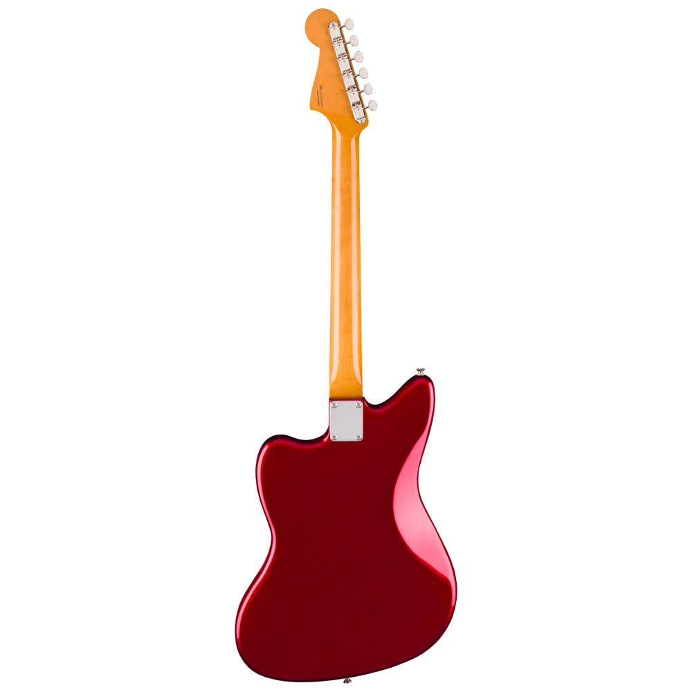 Fender Vintera III Mid '60s Jazzmaster Candy Apple Red Body View ; Fender Vintera III Mid '60s Jazzmaster Candy Apple Red Full View ; Fender Vintera III Mid '60s Jazzmaster Candy Apple Red Back View