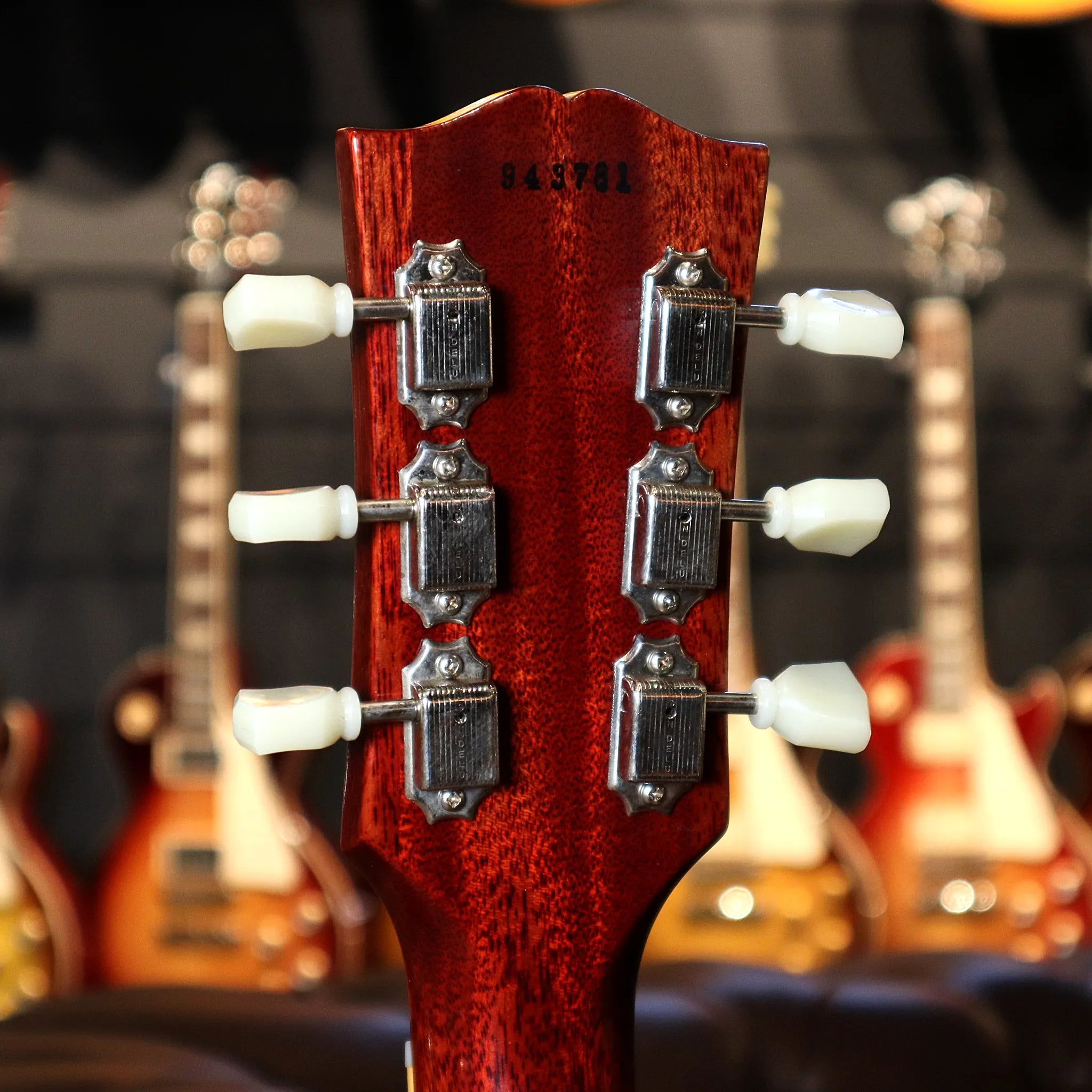 Gibson Custom Shop 1959 Les Paul Standard (Dirty Lemon) Headstock Back