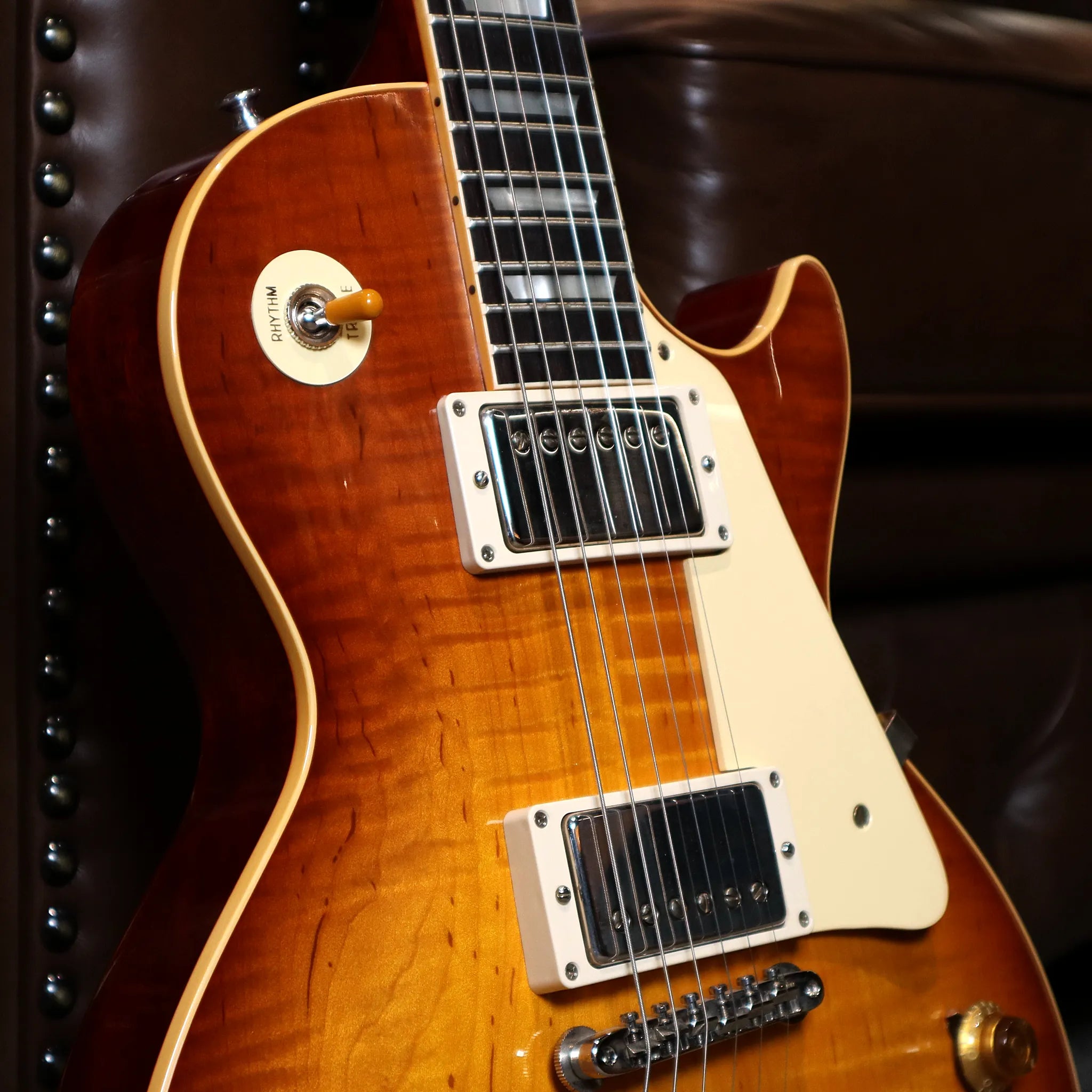 Gibson Custom Shop 1959 Les Paul Standard (Iced Tea Burst) Upper Bout