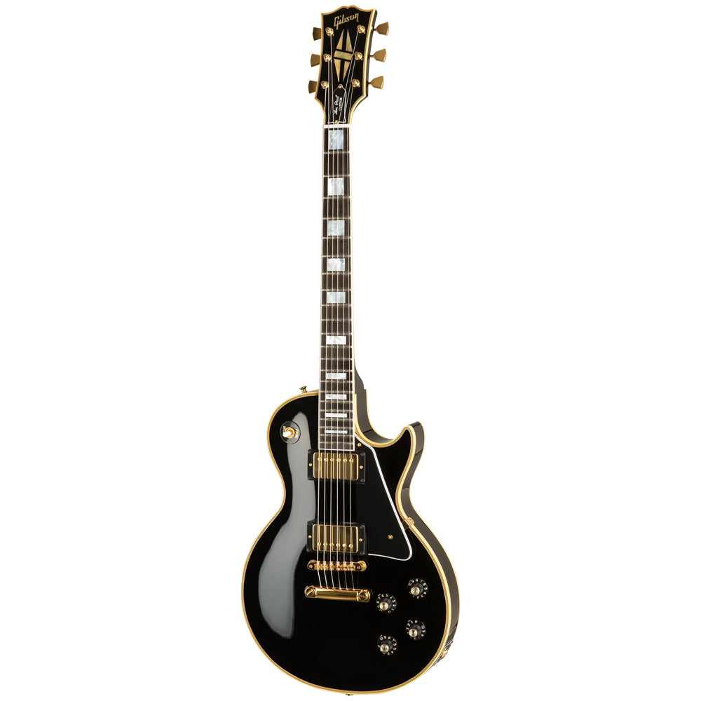 Gibson Custom Shop 1968 Les Paul Custom Body View ; Gibson Custom Shop 1968 Les Paul Custom Full View ; Gibson Custom Shop 1968 Les Paul Custom Back View