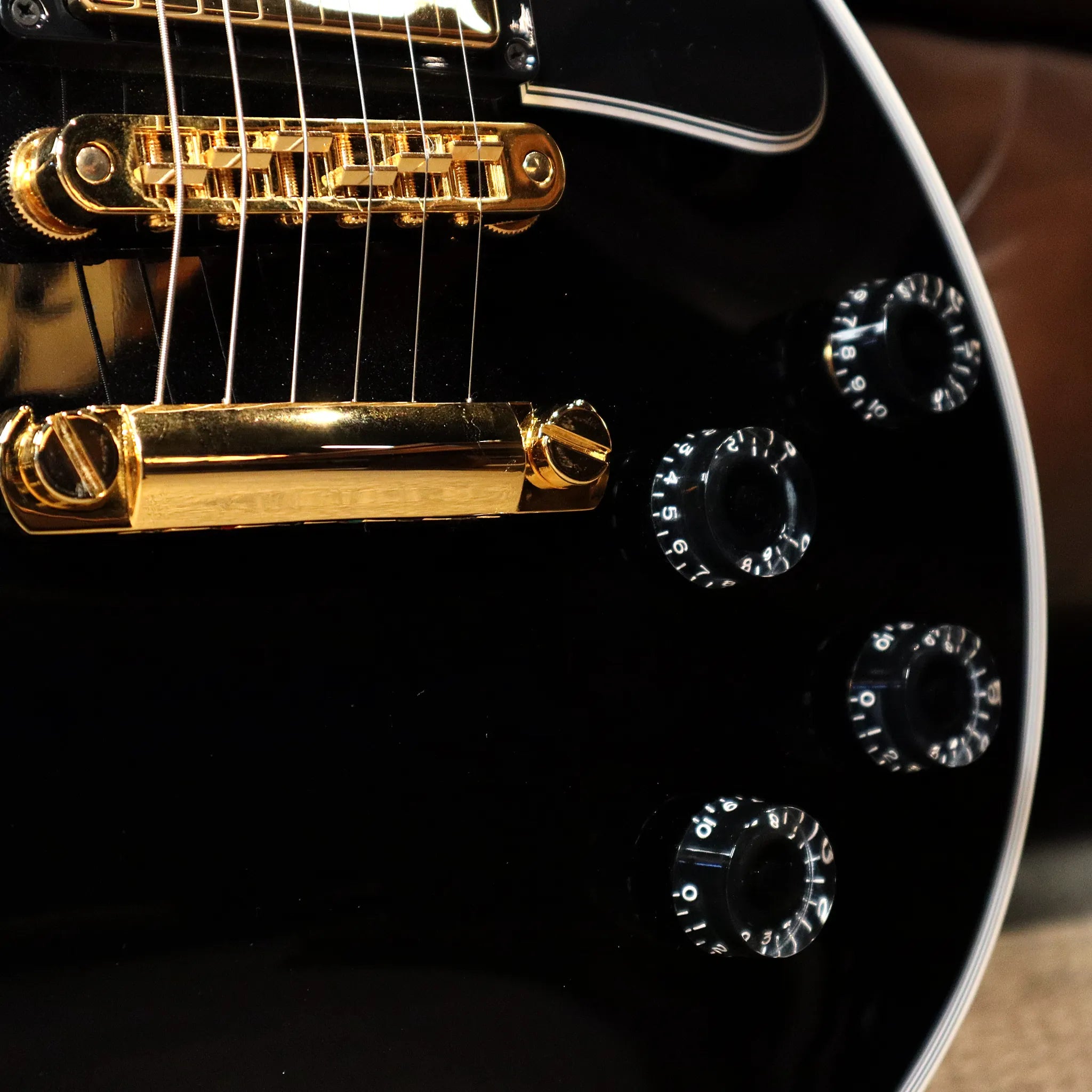 Gibson Custom Shop Les Paul Custom (Ebony) Bridge