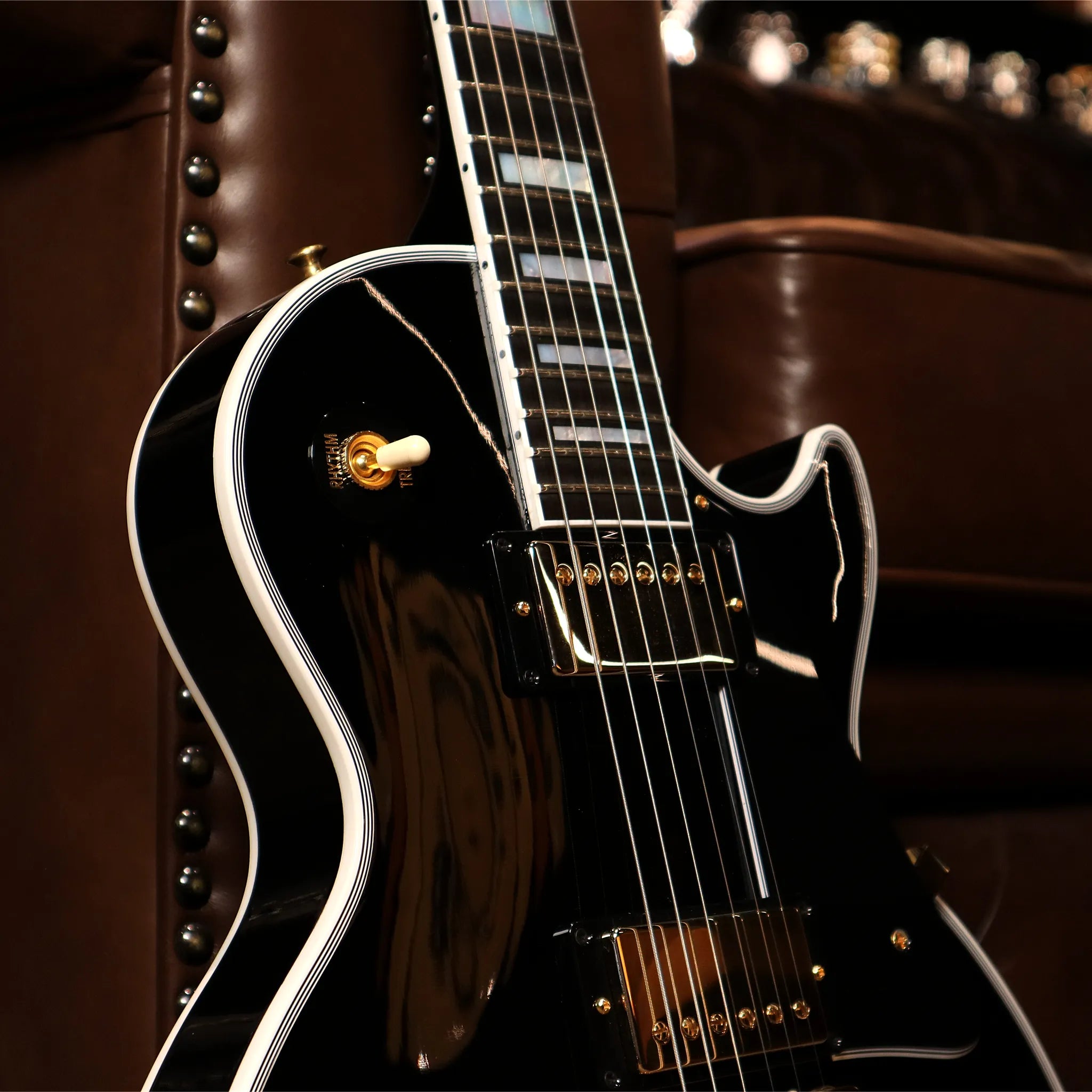 Gibson Custom Shop Les Paul Custom (Ebony) Upper Bout