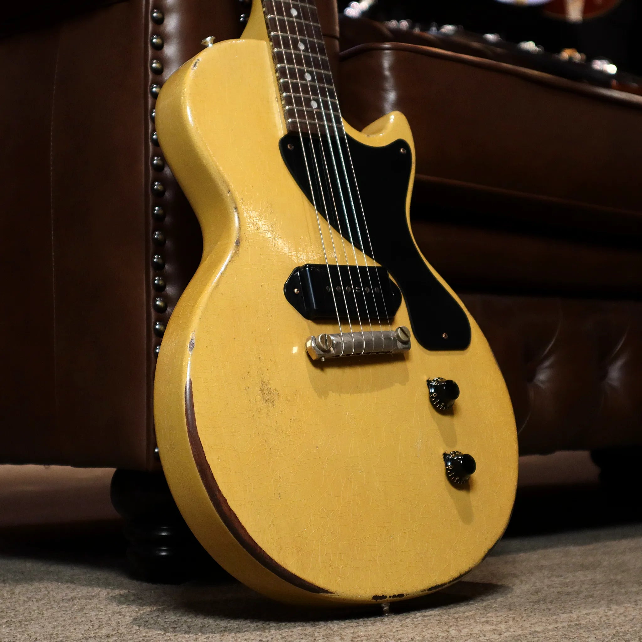 Gibson Custom Shop Murphy Lab 1957 Les Paul Junior Heavy Aged (TV Yellow) Side
