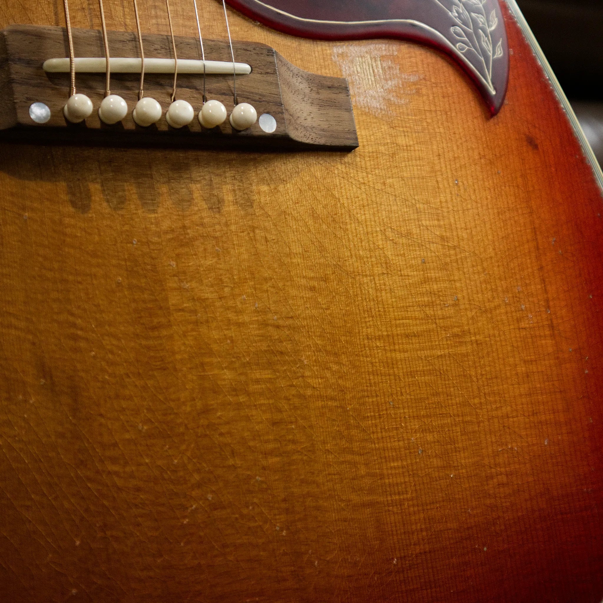 Gibson Custom Shop Murphy Lab 1960 Hummingbird Heavy Aged (Washed Cherry Sunburst)