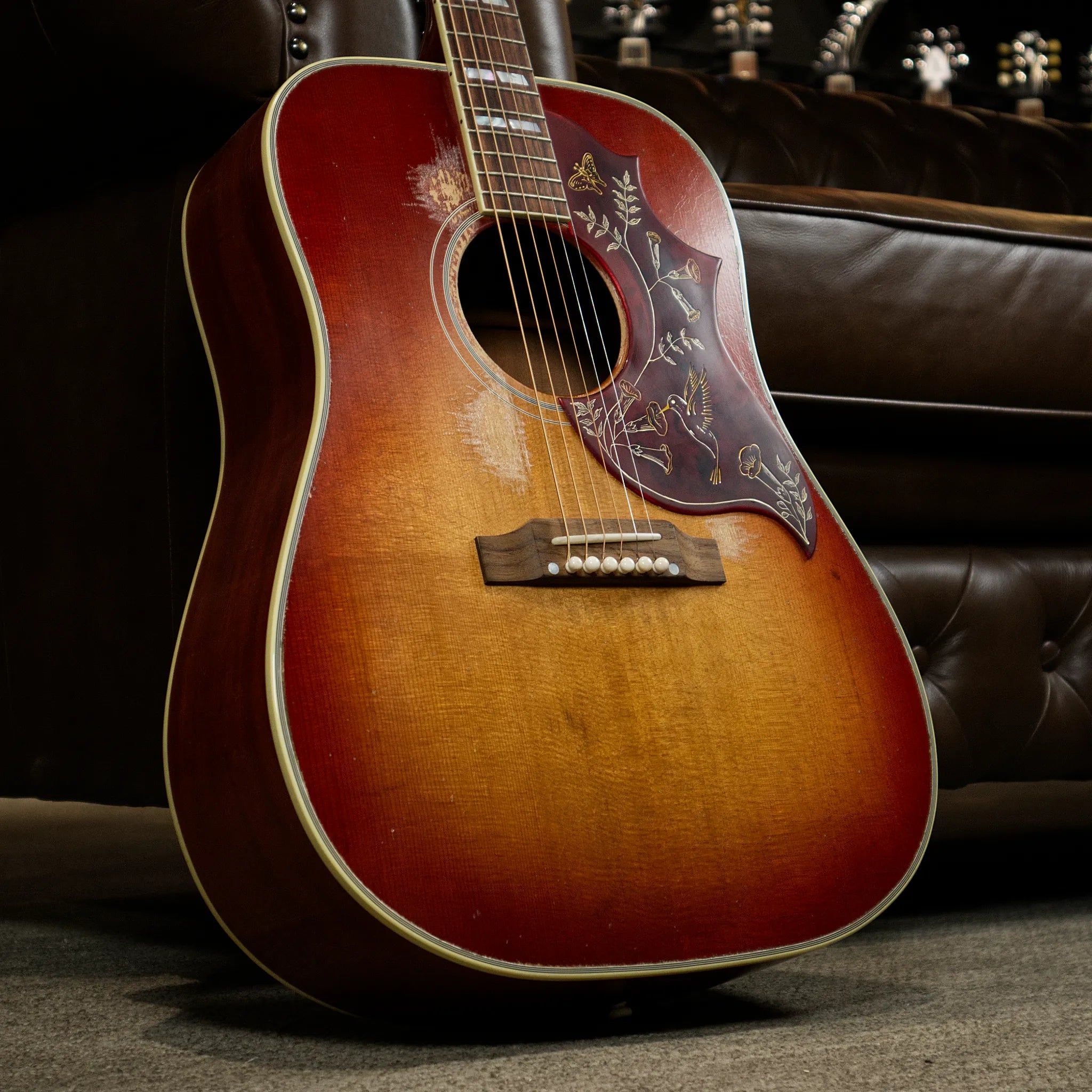 Gibson Custom Shop Murphy Lab 1960 Hummingbird Heavy Aged (Washed Cherry Sunburst) Main