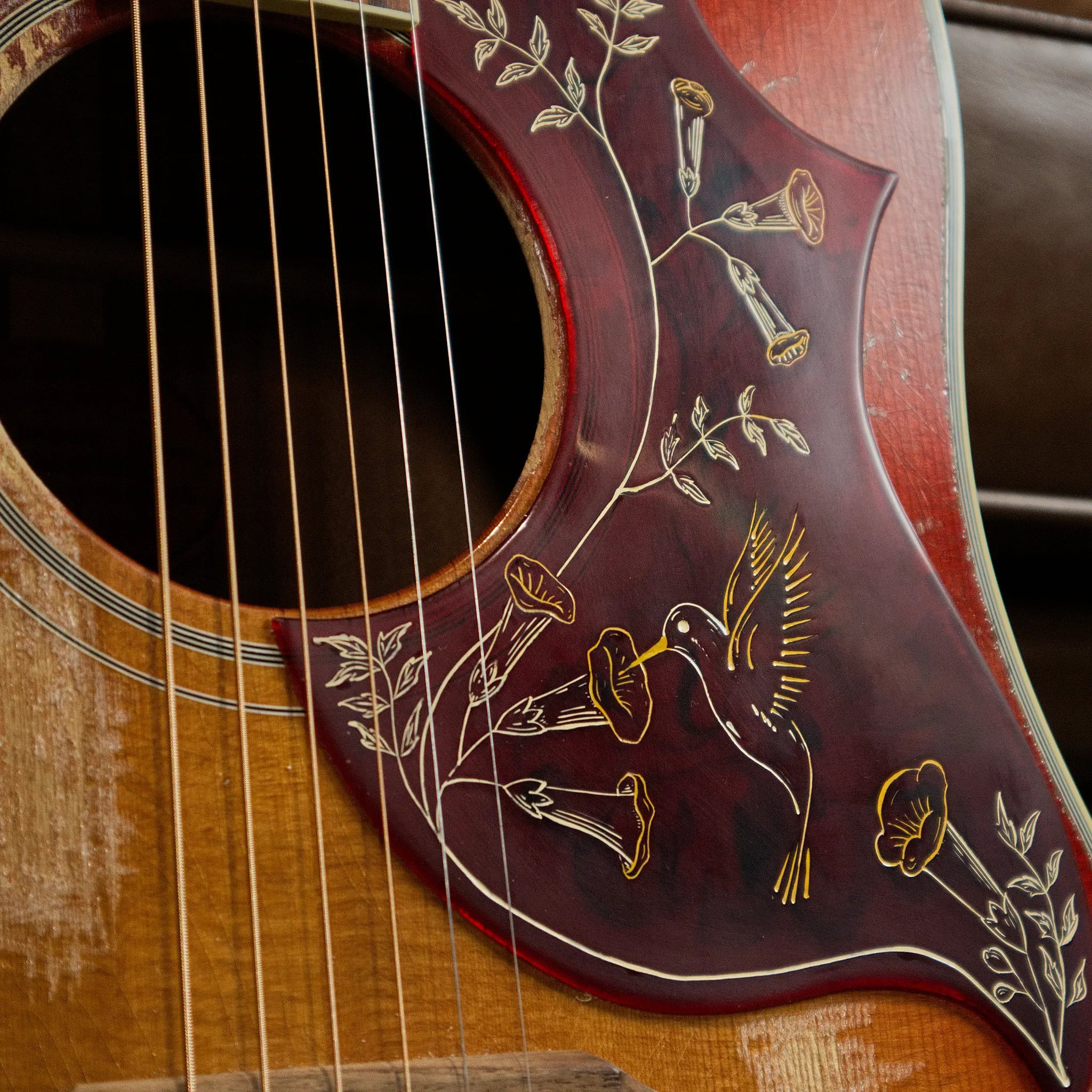Gibson Custom Shop Murphy Lab 1960 Hummingbird Heavy Aged (Washed Cherry Sunburst)