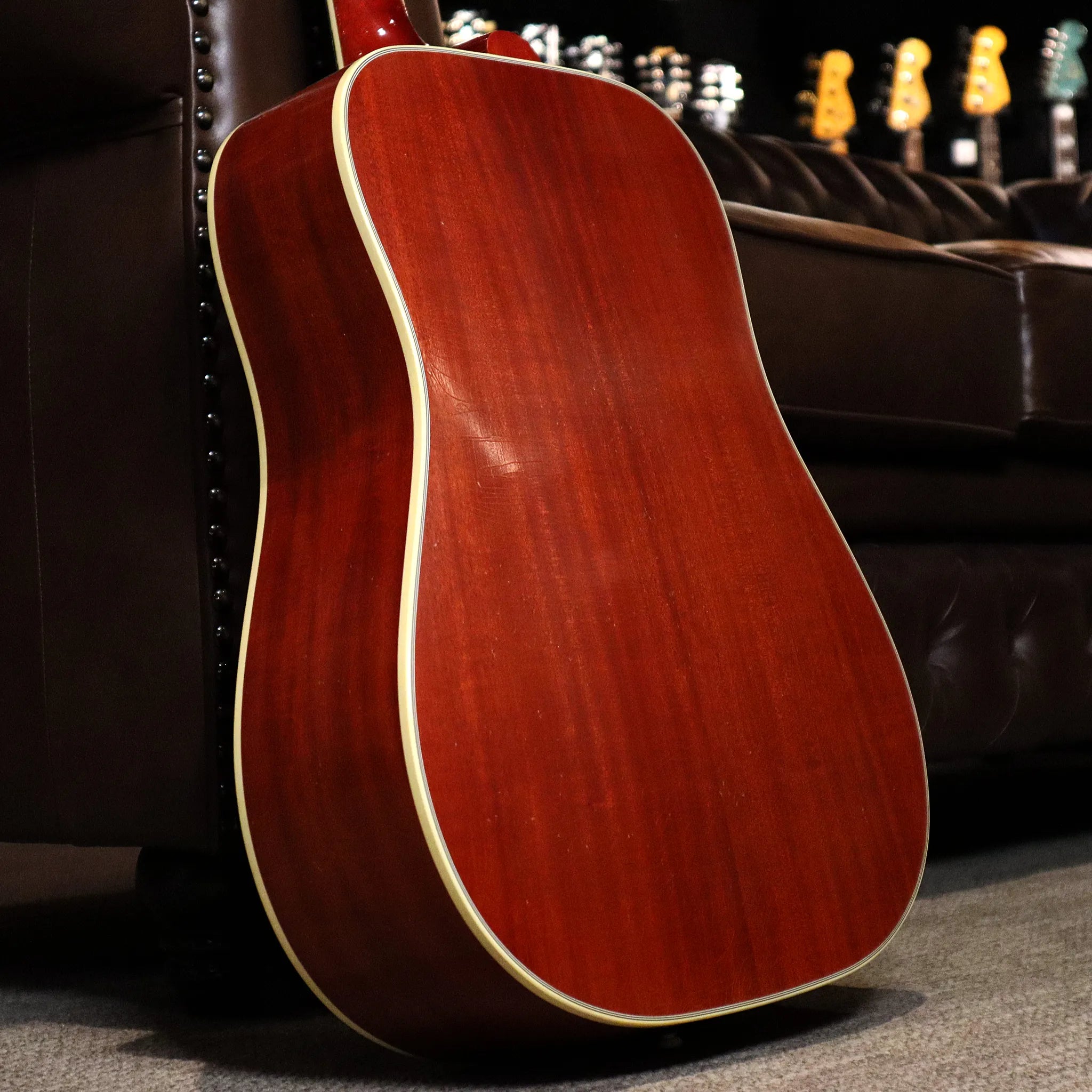 Gibson Custom Shop Murphy Lab 1960 Hummingbird Heavy Aged (Washed Cherry Sunburst) Back