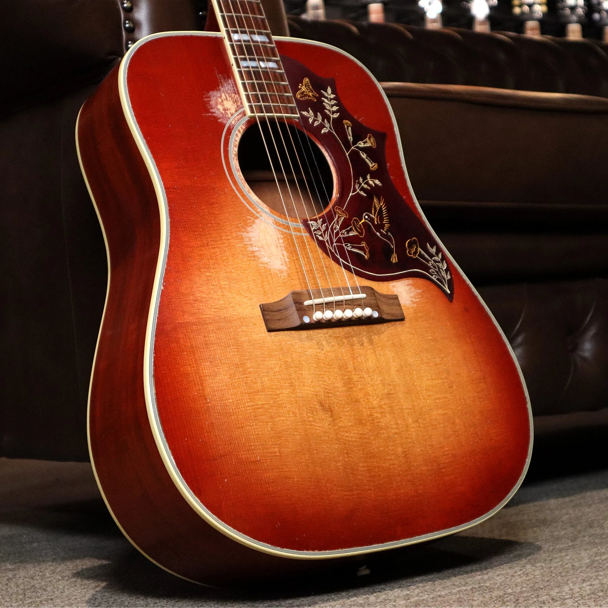 Gibson Custom Shop Murphy Lab 1960 Hummingbird Heavy Aged (Washed Cherry Sunburst) Main