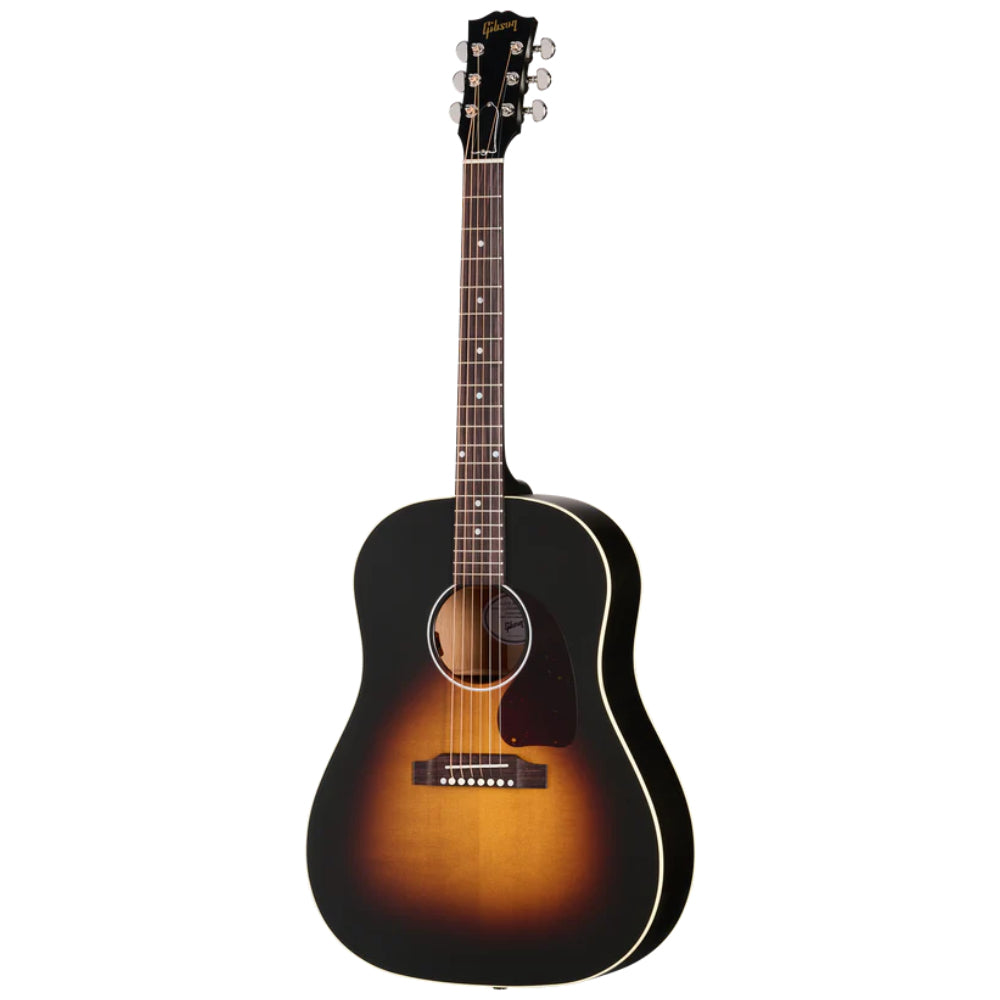 Gibson J-45 Special Satin Vintage Sunburst Body View ; Gibson J-45 Special Satin Vintage Sunburst Full View ; Gibson J-45 Special Satin Vintage Sunburst Back View