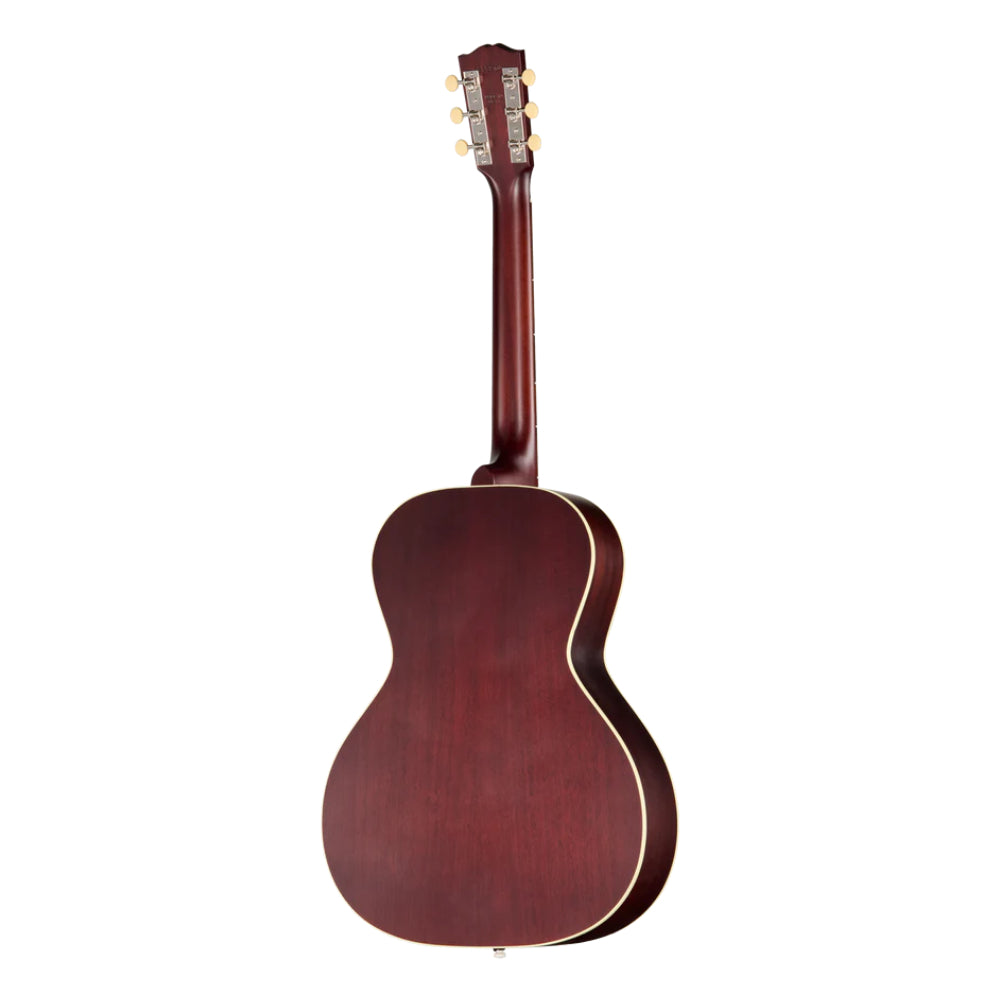 Gibson L-00 Century 12-Fret Parlour Vintage Sunburst Body View ; Gibson L-00 Century 12-Fret Parlour Vintage Sunburst Full View ; Gibson L-00 Century 12-Fret Parlour Vintage Sunburst Case Open ; Gibson L-00 Century 12-Fret Parlour Vintage Sunburst Case Closed ; Gibson L-00 Century 12-Fret Parlour Vintage Sunburst Back View
