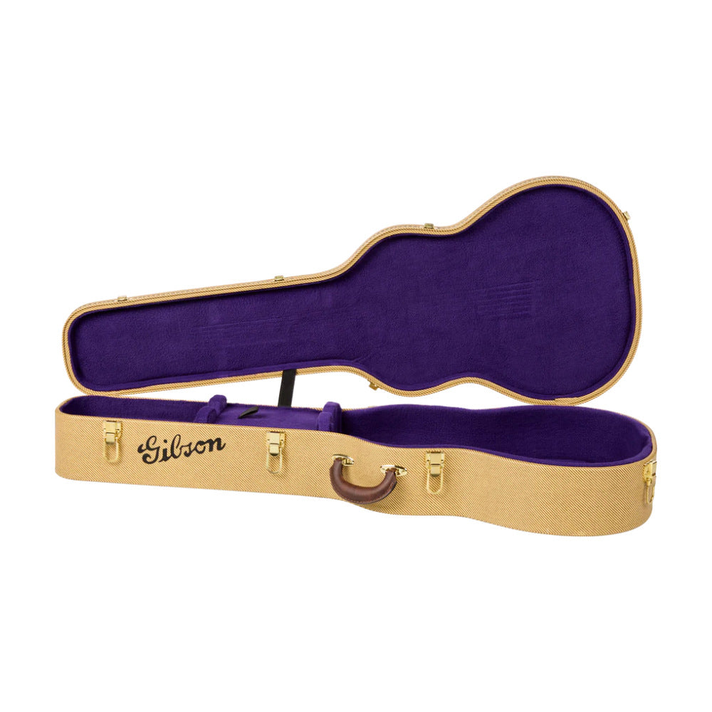 Gibson L-00 Century 12-Fret Parlour Vintage Sunburst Body View ; Gibson L-00 Century 12-Fret Parlour Vintage Sunburst Full View ; Gibson L-00 Century 12-Fret Parlour Vintage Sunburst Case Open ; Gibson L-00 Century 12-Fret Parlour Vintage Sunburst Case Closed ; Gibson L-00 Century 12-Fret Parlour Vintage Sunburst Back View