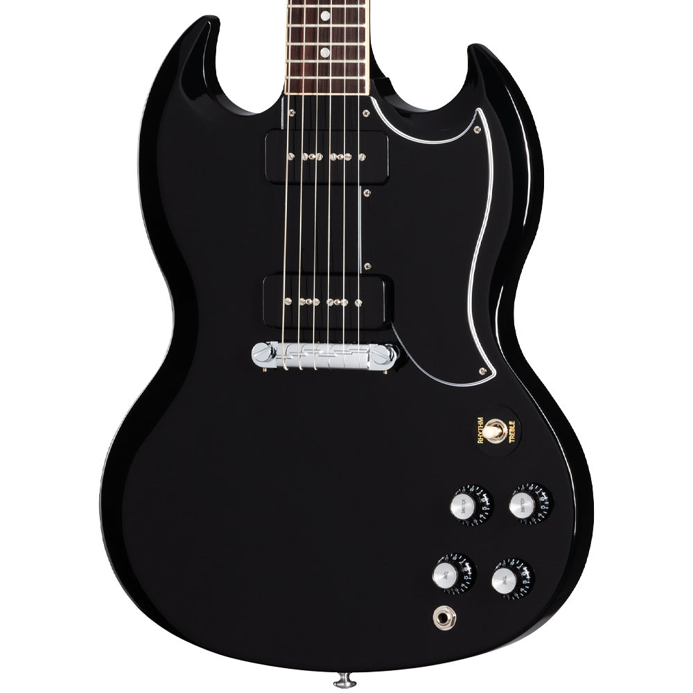 Gibson SG Special Ebony body view ; Gibson SG Special Ebony full view ; Gibson SG Special Ebony back view