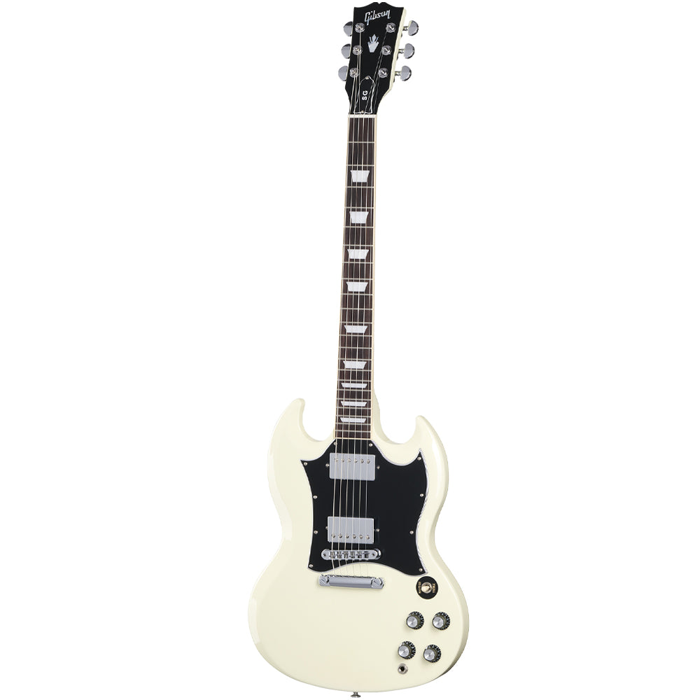 Gibson SG Standard Classic White close view ; Gibson SG Standard Classic White full view ; Gibson SG Standard Classic White back view