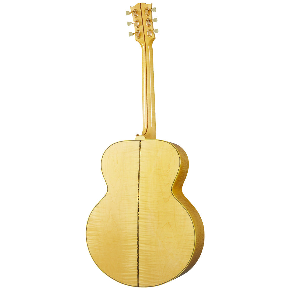 Gibson SJ-200 Antique Natural body view ; Gibson SJ-200 Antique Natural full view ; Gibson SJ-200 Antique Natural back view