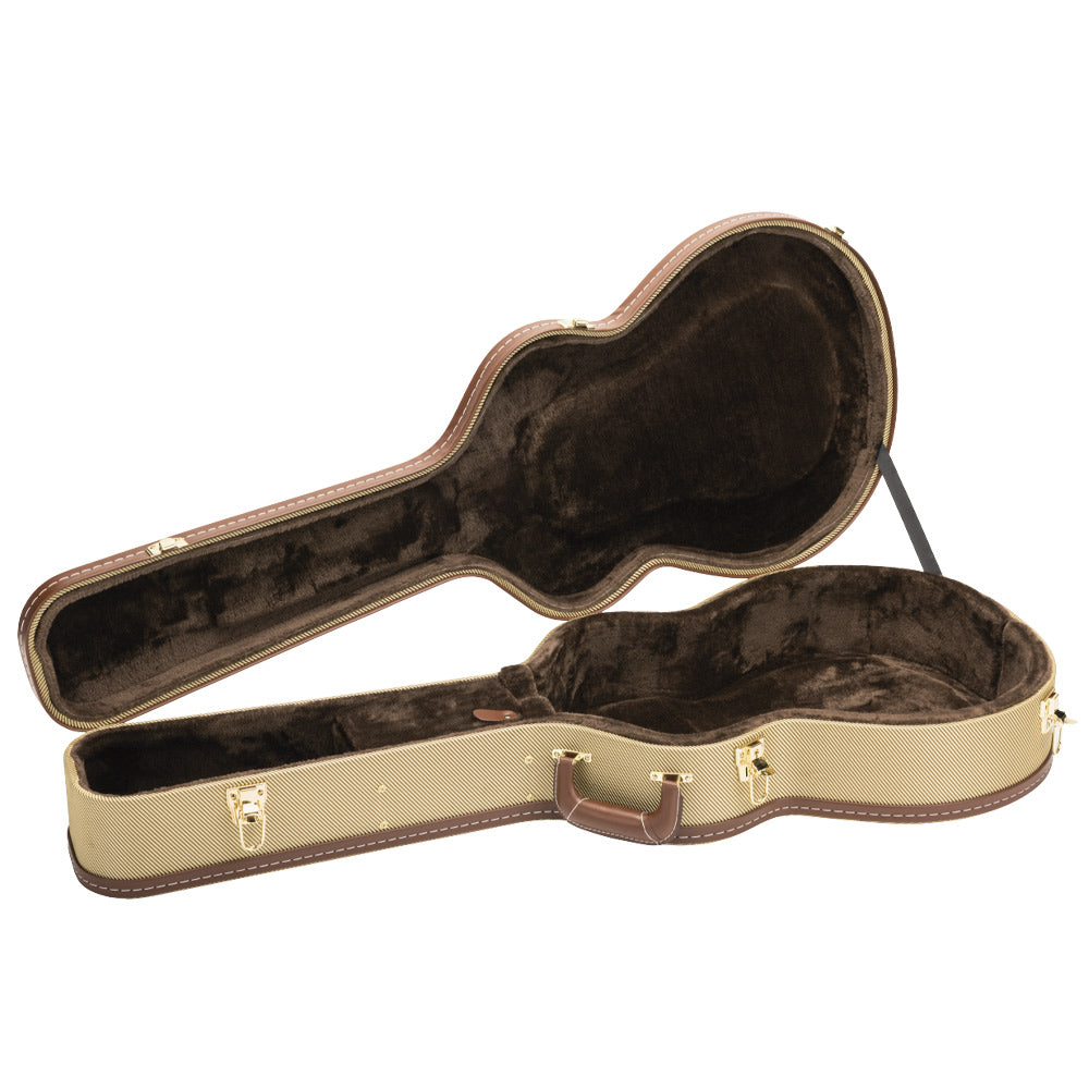 Gretsch G2420T Tweed Case ; Gretsch G2420T Tweed Case Open