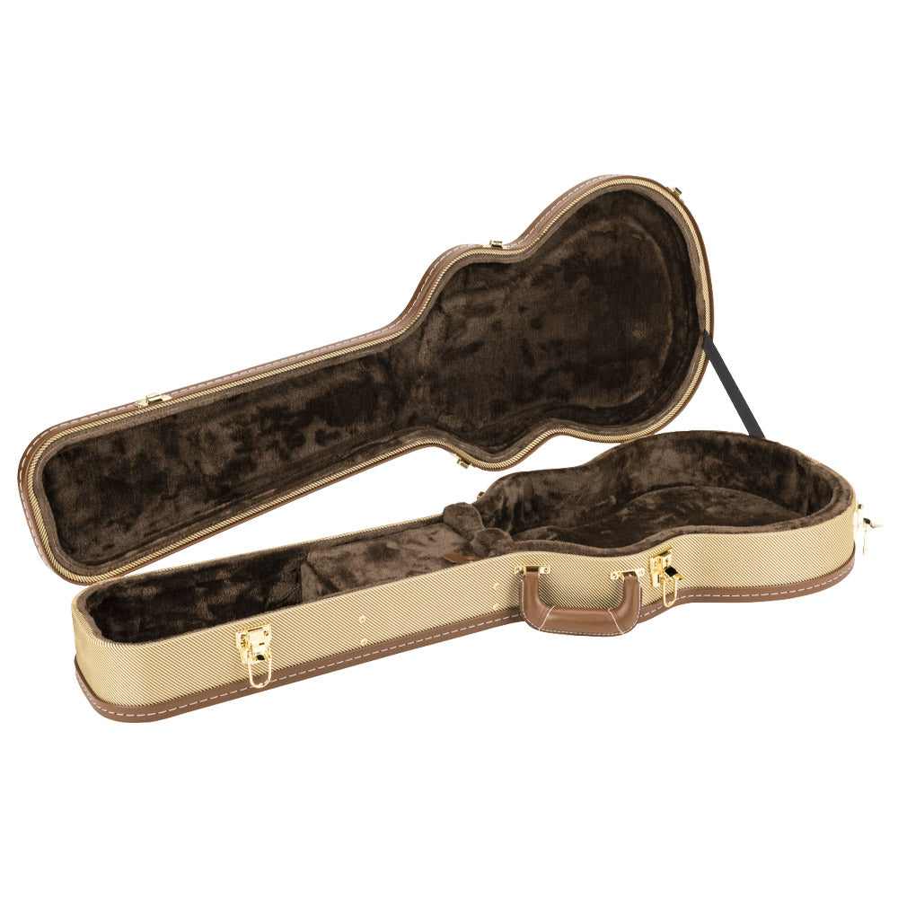Gretsch G2655T Tweed Case ; Gretsch G2655T Tweed Case Open