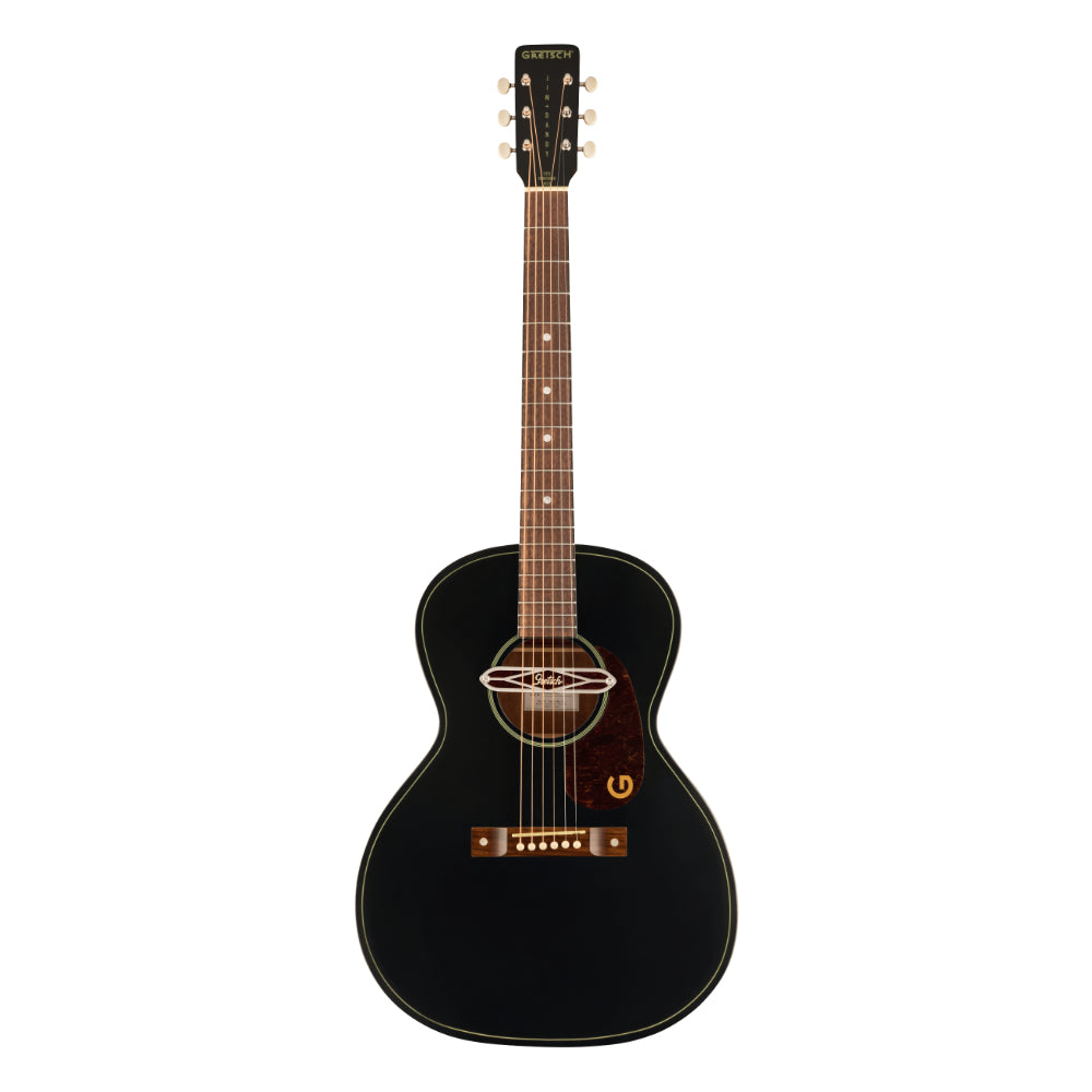 Gretsch Jim Dandy Deltoluxe Concert Black Top Body View ; Gretsch Jim Dandy Deltoluxe Concert Black Top Full View ; Gretsch Jim Dandy Deltoluxe Concert Black Top Back View