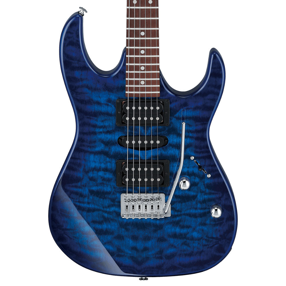 Ibanez RX70QA TBB Body View ; Ibanez RX70QA TBB Full View ; Ibanez RX70QA TBB Back View
