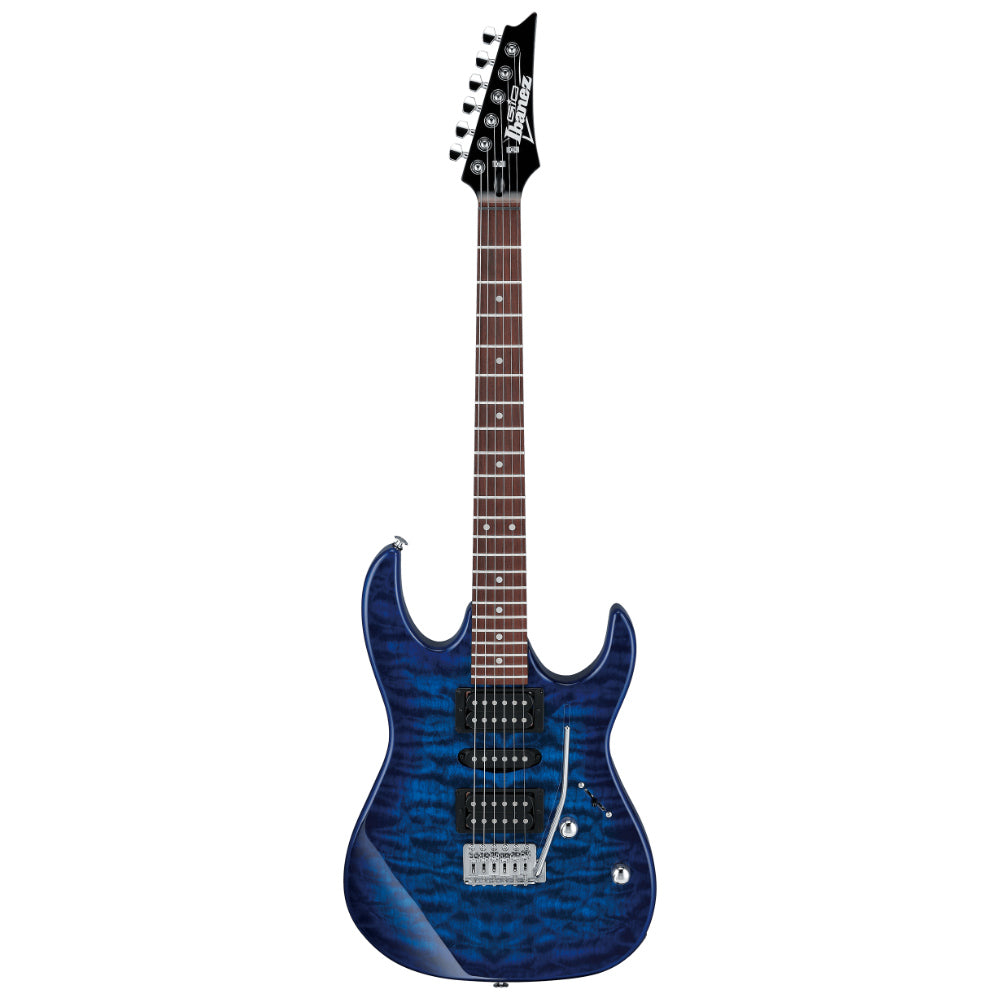 Ibanez RX70QA TBB Body View ; Ibanez RX70QA TBB Full View ; Ibanez RX70QA TBB Back View