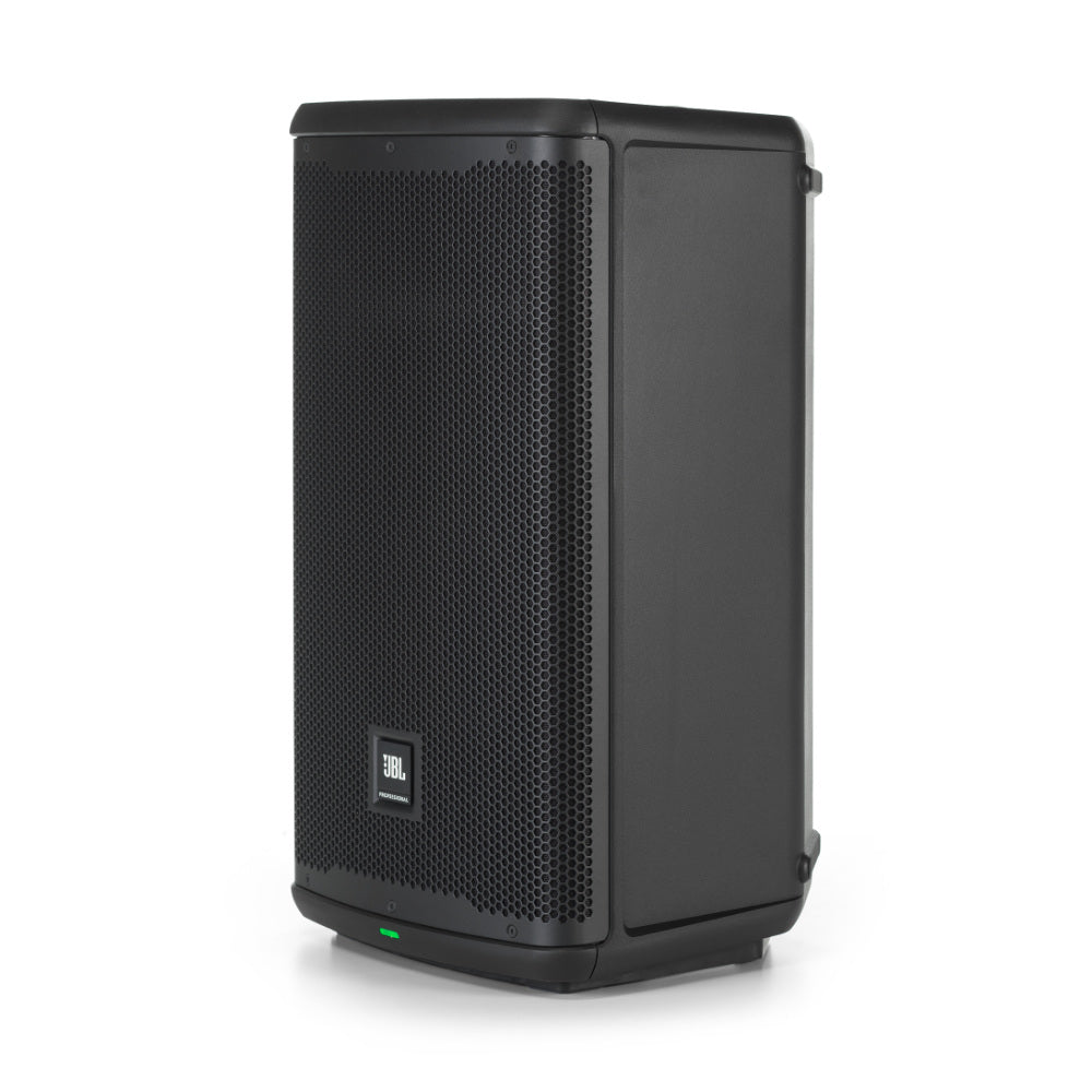 JBL EON710 10" Powered Speaker w/ Bluetooth Front View ; JBL EON710 10" Powered Speaker w/ Bluetooth Angle View ; JBL EON710 10" Powered Speaker w/ Bluetooth Back View